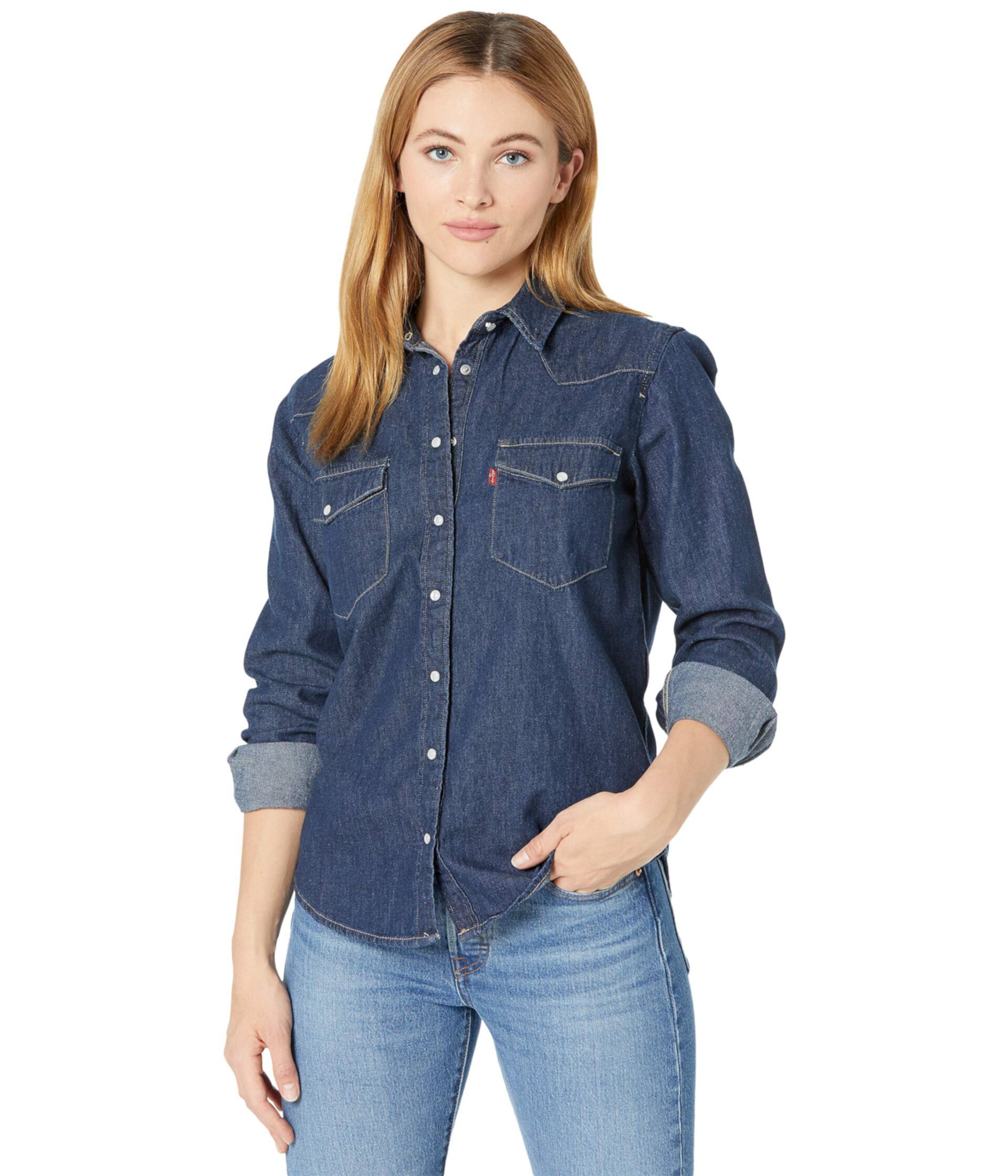 Рубашка Levi's® Ultimate Western из 100% хлопка с перламутровыми пуговицами Levi's®