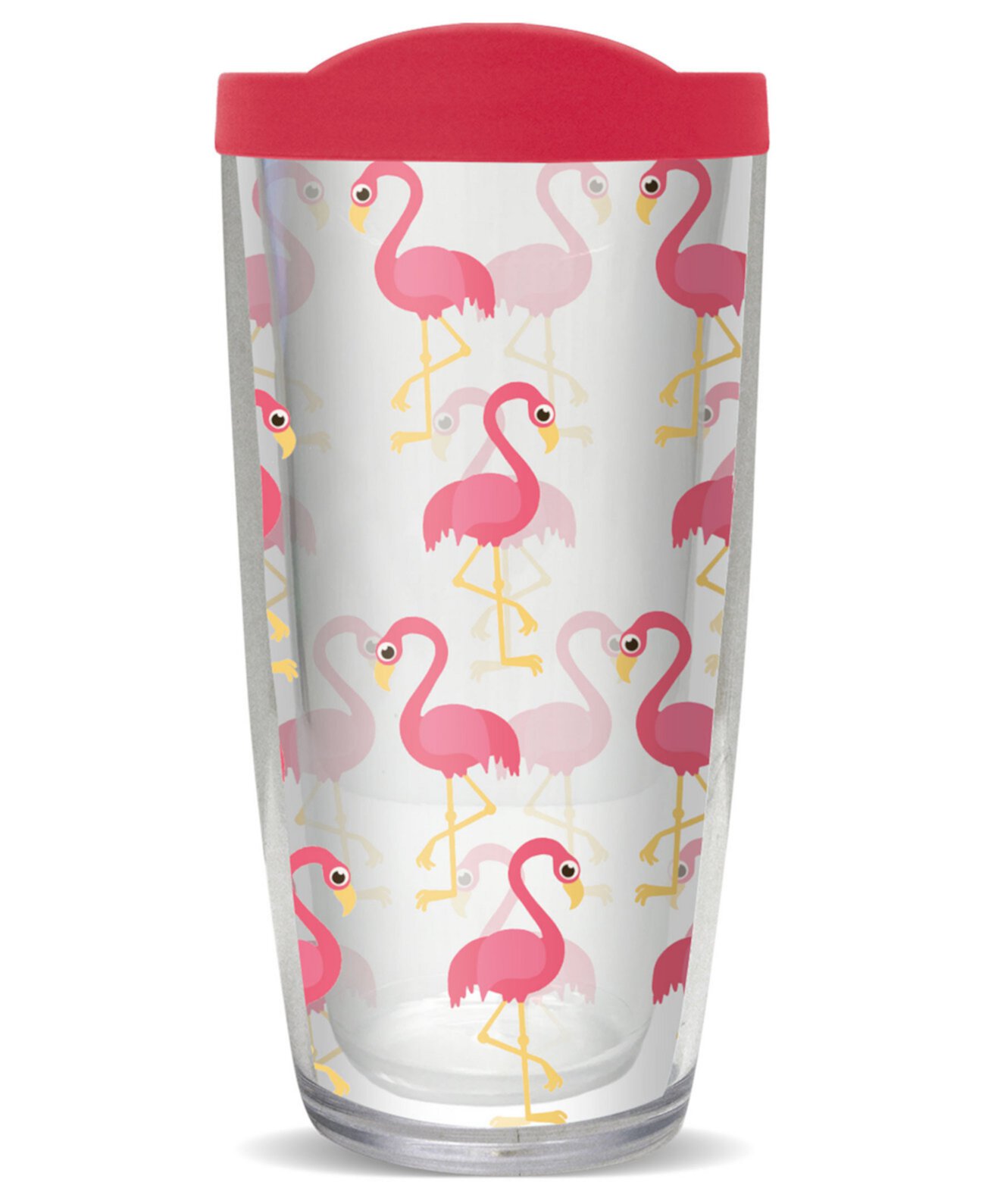 Фламинго с двойной стенкой изолированный стакан, 16 унций Freeheart