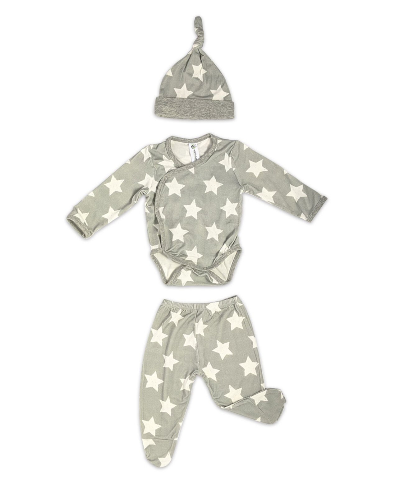 Беби Бойз 3 шт Звездный набор для новорожденных Earth Baby Outfitters