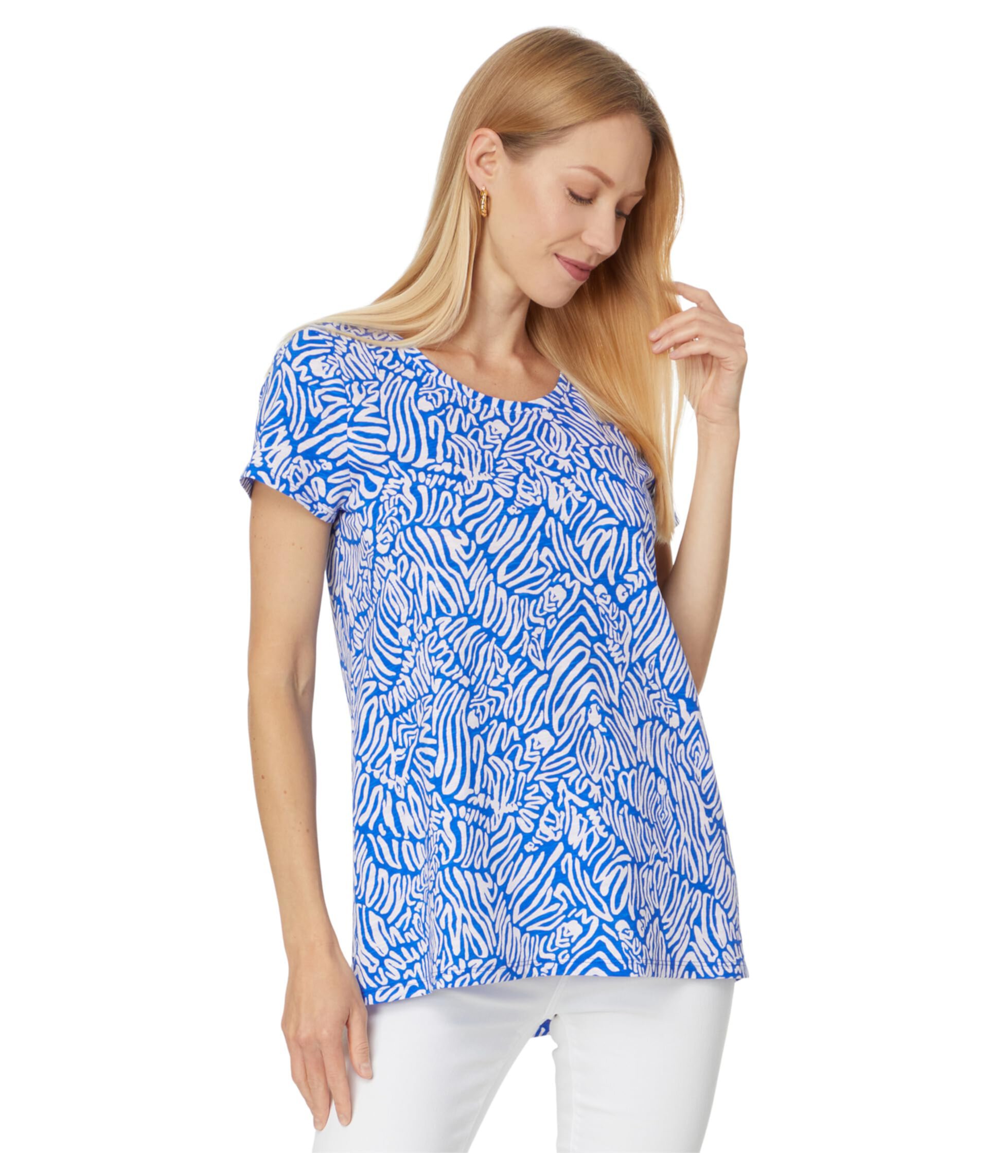 Женская Футболка Lilly Pulitzer Etta Scoop Neck Lilly Pulitzer