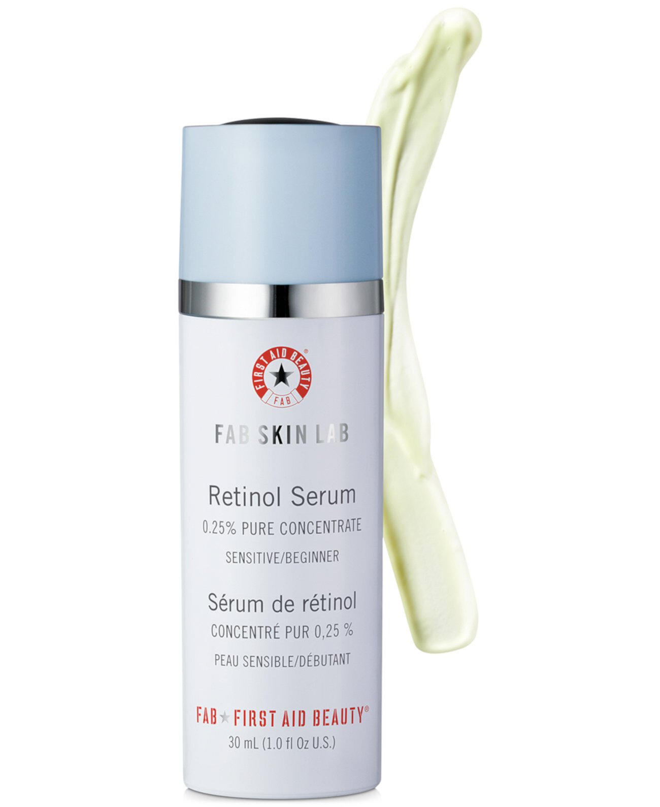 FAB Skin Lab Retinol Serum 0.25% Pure Concentrate - Sensitive / Beginner, 1 унция. First Aid Beauty