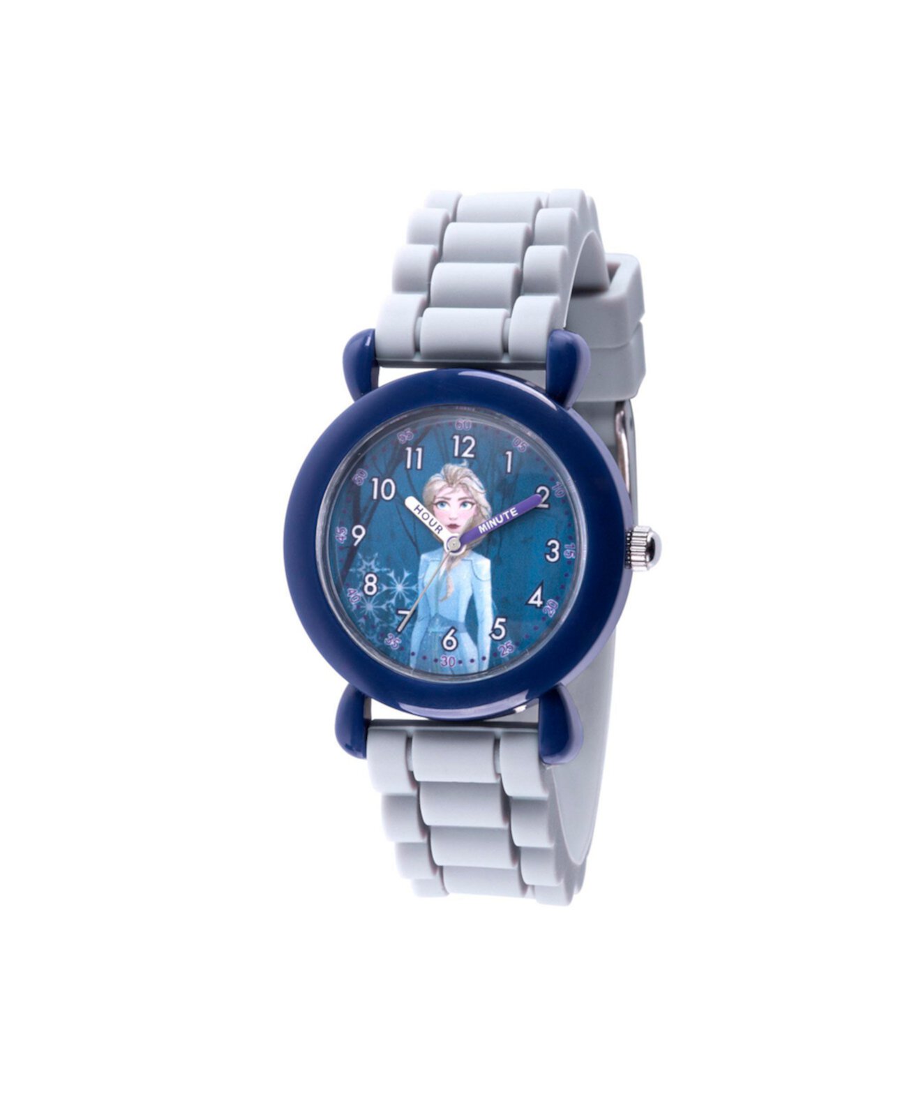 Синие пластиковые часы для учителя времени Disney Frozen 2 Elsa Girl, 32 мм Ewatchfactory