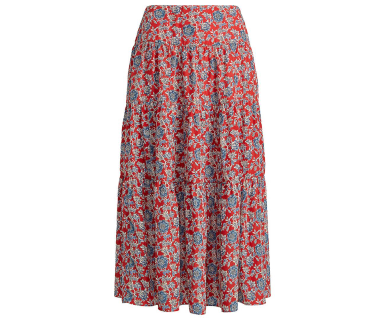 Four Tiered Peasant Skirt Ralph Lauren