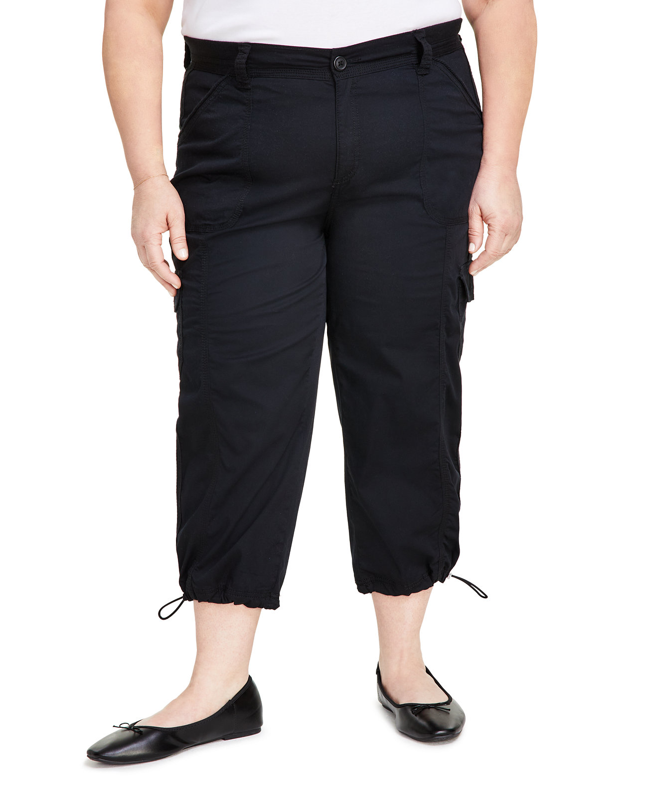 Plus Cargo Capri Pants, Created for Macy's Style & Co