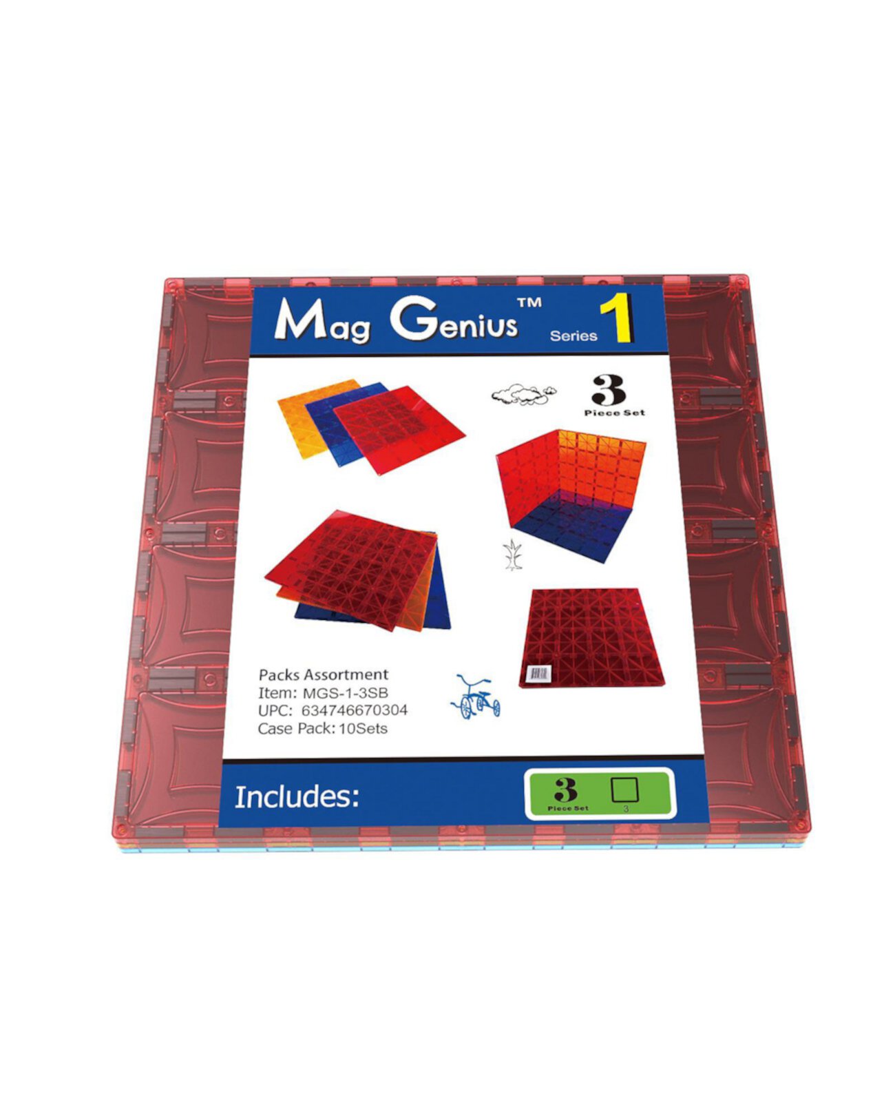 Игра Mag-Genius Jumbo Magnetic Stabilizer Plates Mag-Genius