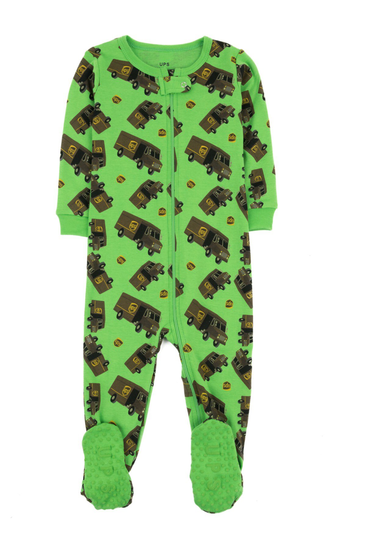 Пижама для сна Green UPS Footed Sleeper (для малышей, малышей и маленьких детей) Leveret
