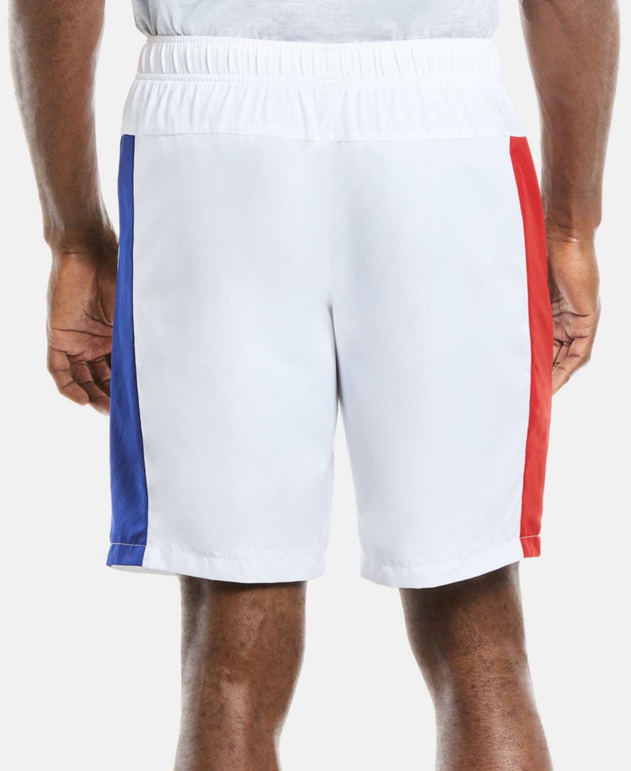 Мужские теннисные шорты SPORT с цветными блоками на сетчатой подкладке и боковыми полосками Lacoste