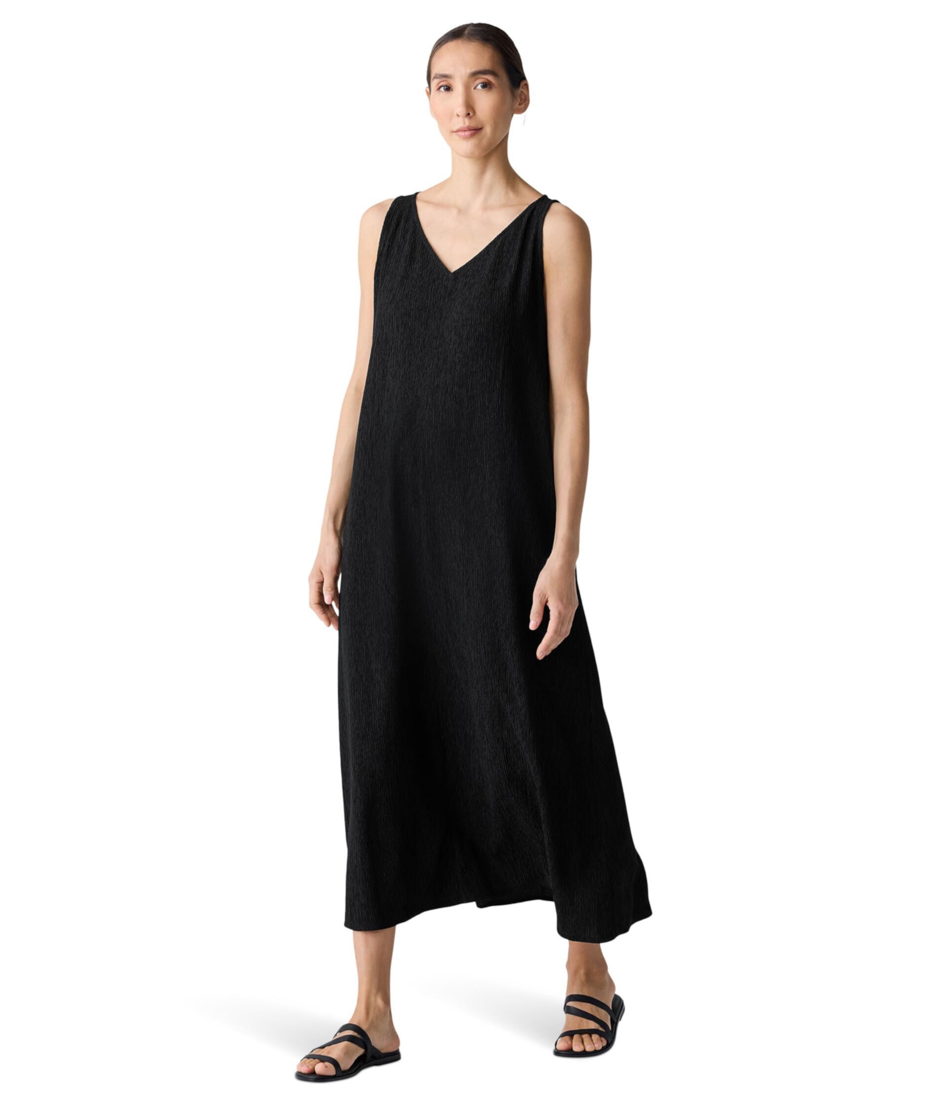 Женское Платье Eileen Fisher V-образный вырез Eileen Fisher