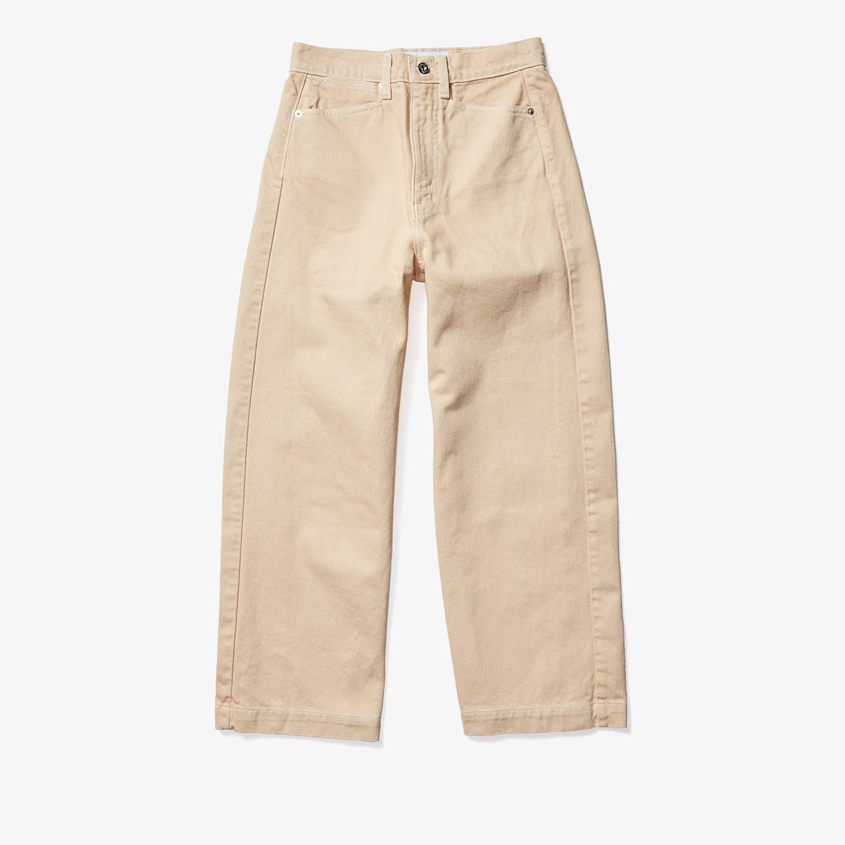 Джинсовые брюки-кюлоты в песочном стиле PROENZA SCHOULER WHITE LABEL