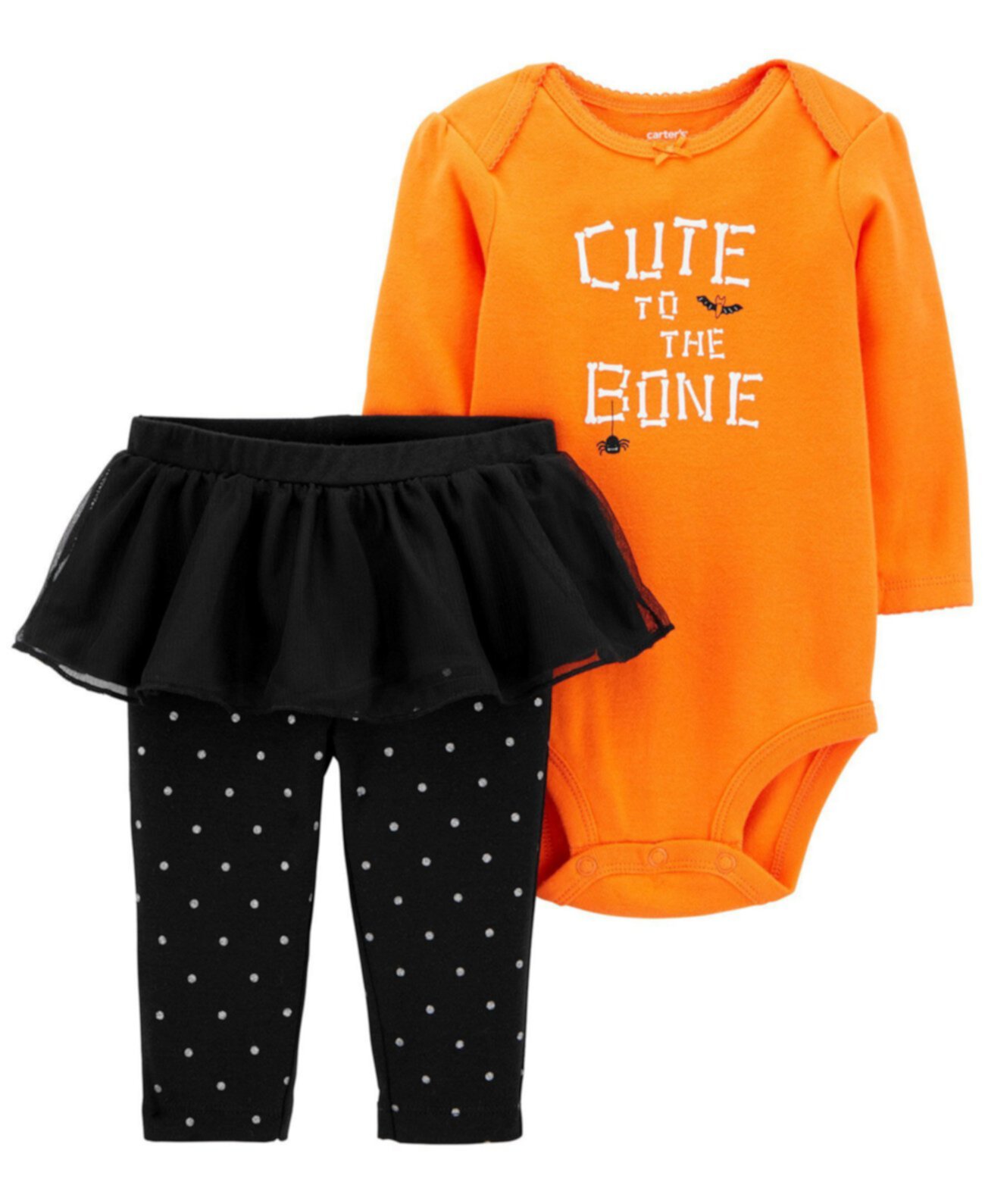 Комплект боди и брюк-пачки из двух предметов на Хэллоуин для маленьких девочек Carter's