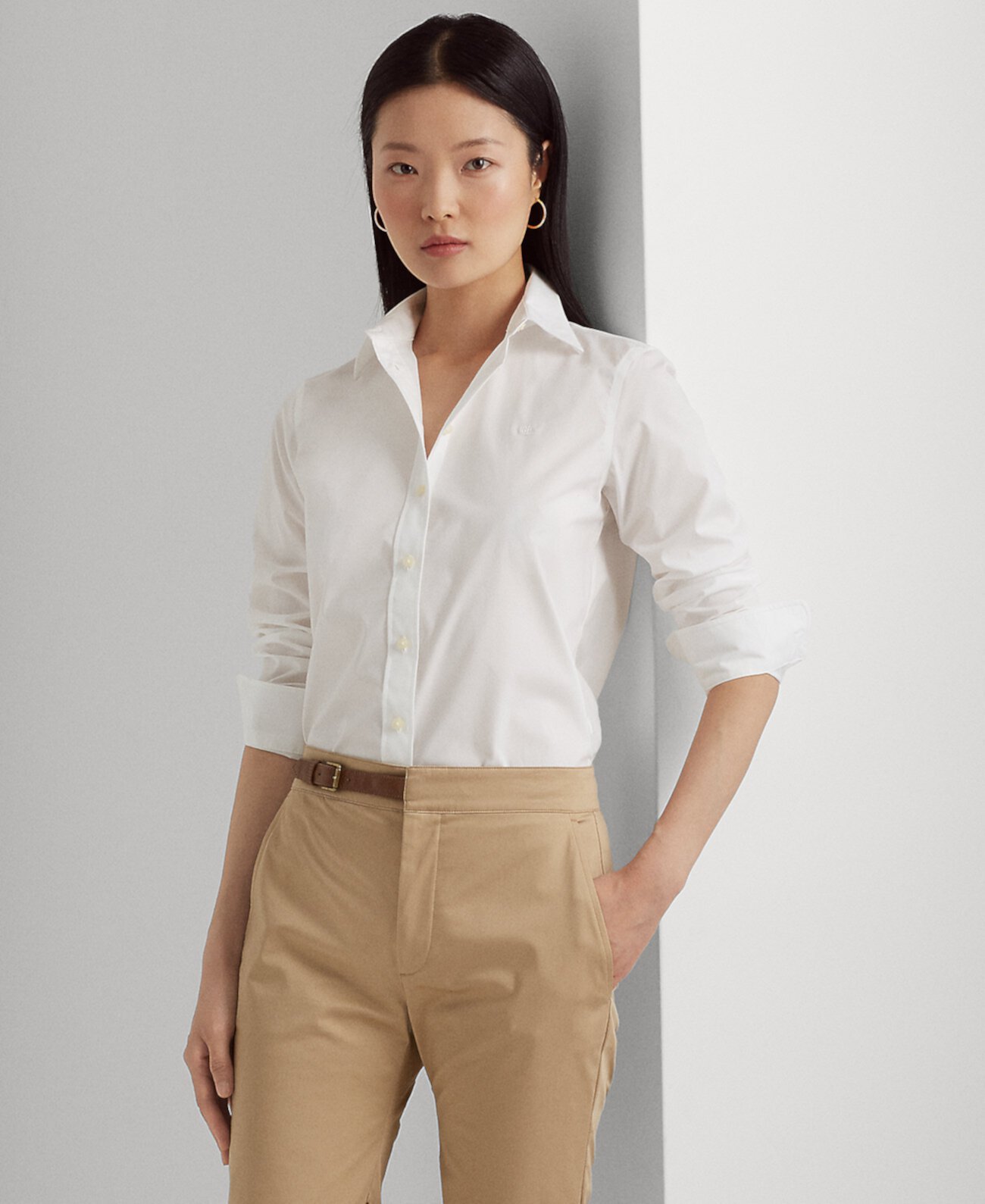 Женская блузка Non-Iron Straight-Fit от LAUREN Ralph Lauren LAUREN Ralph Lauren