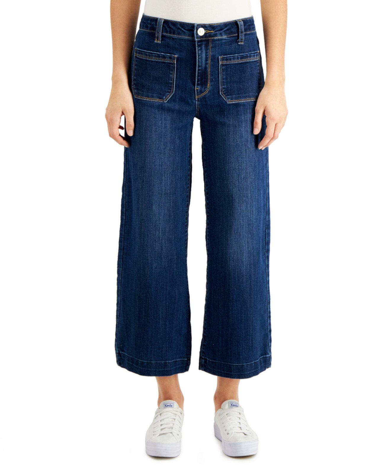Укороченные широкие джинсы Numero