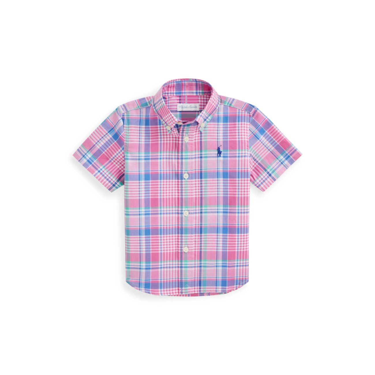 Рубашка из хлопкового поплина в клетку Ralph Lauren