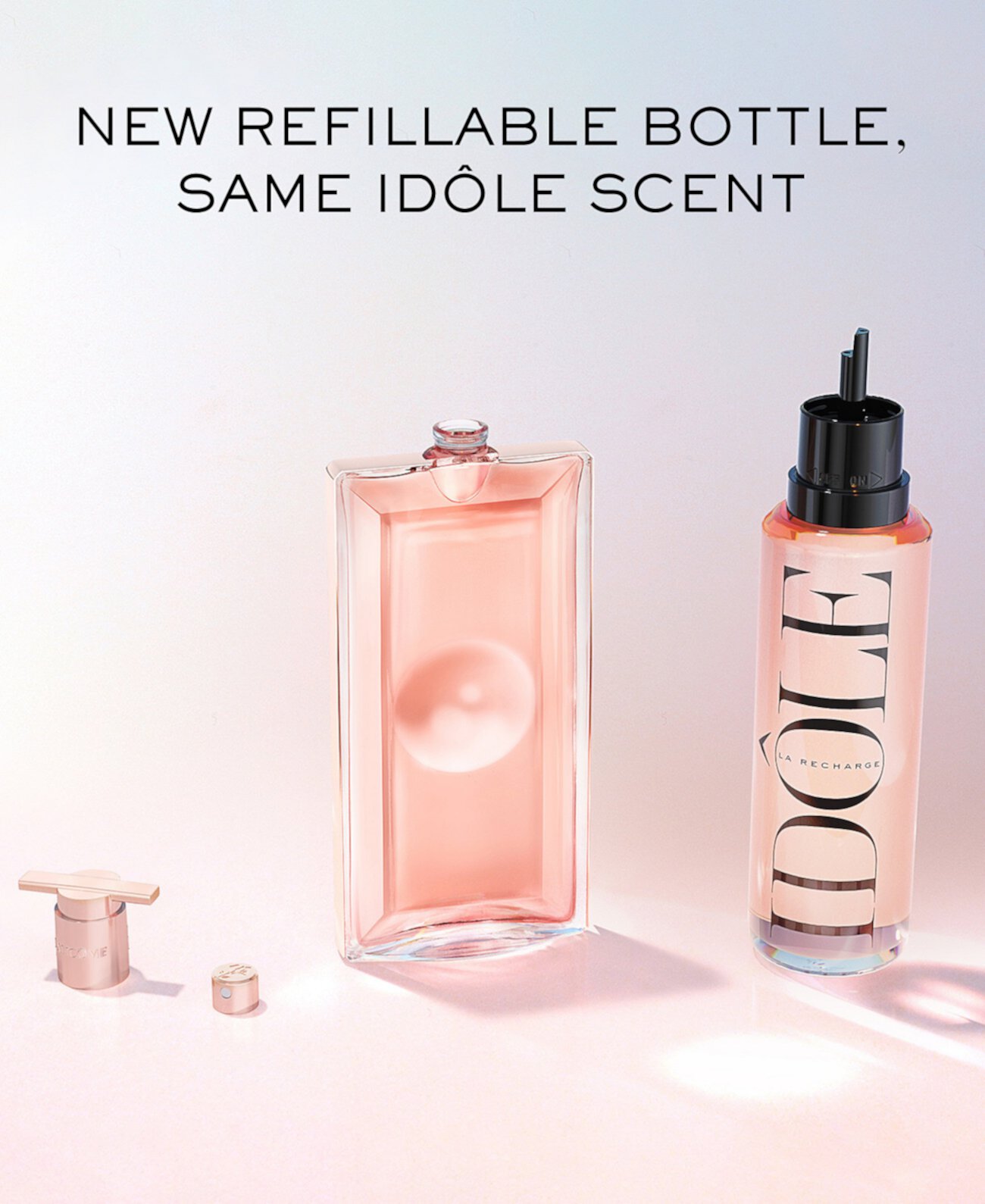 Idôle Eau de Parfum Рефилл, 100 мл, цветочный и свежий аромат с нотами бергамота и белого мускуса Lancome