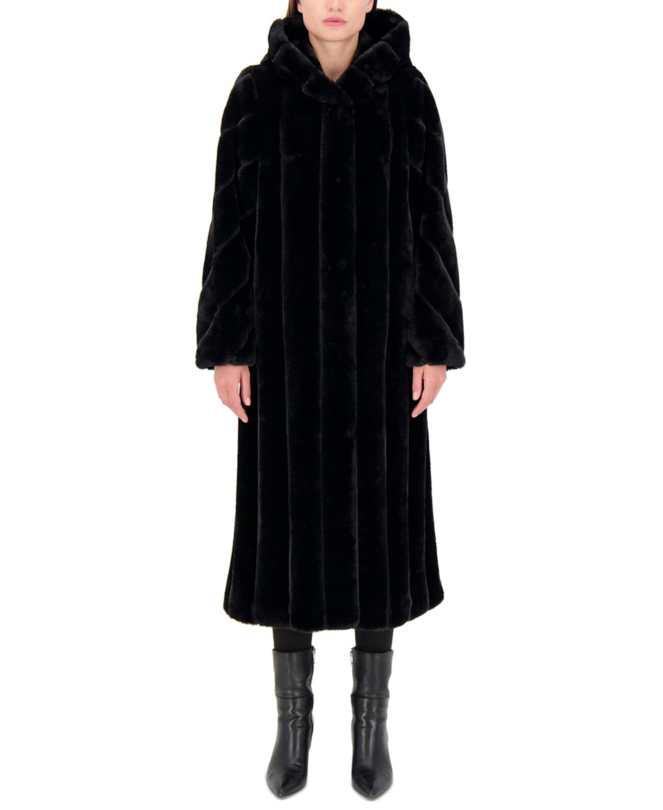 Макси-пальто из искусственного меха Jones New York