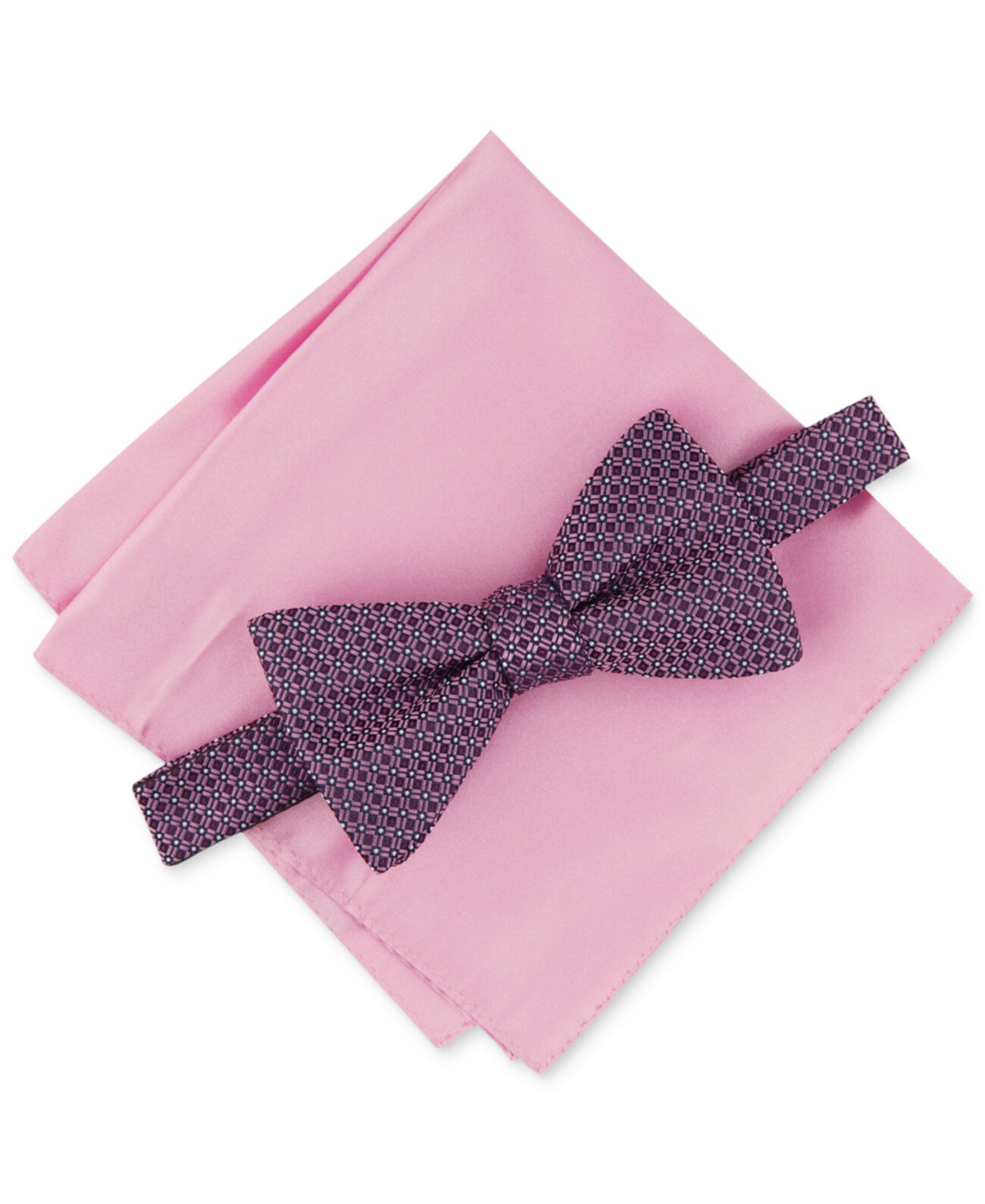 Мужской галстук-бабочка и однотонный нагрудный платок, созданный для Macy's Alfani