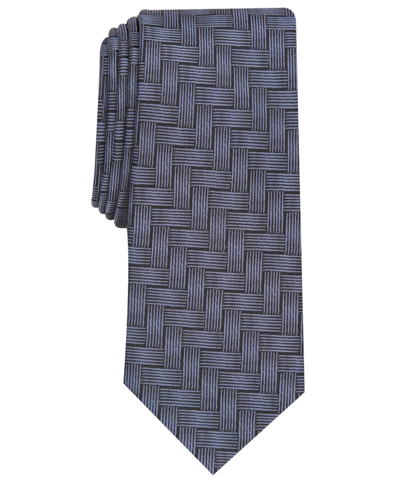 Мужской узкий галстук с абстрактным перекрестием, созданный для Macy's Alfani