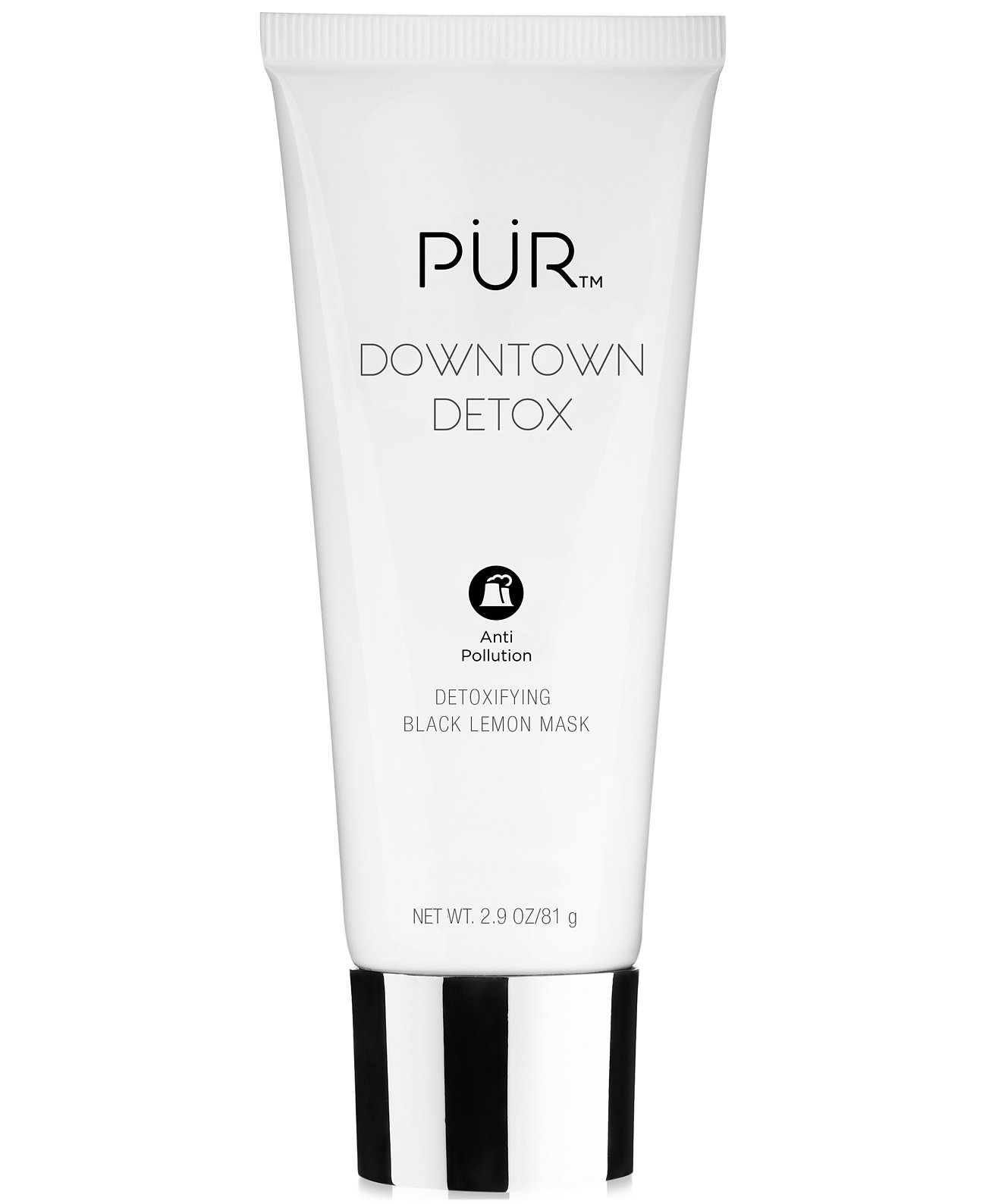 Detox Detoxifying Black Lemon Mask Маска с экстрактом черного лимона PUR Cosmetics