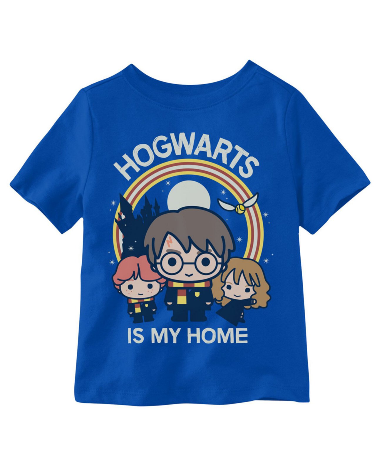 Футболка с надписью Little Boys Hogwarts is My Home Harry Potter