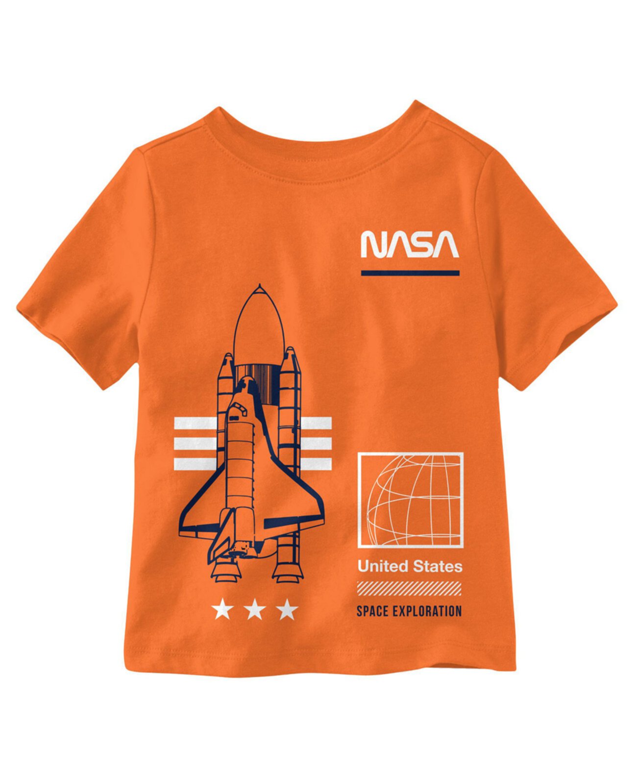 Футболка с надписью NASA Space Exploration для малышей JEM