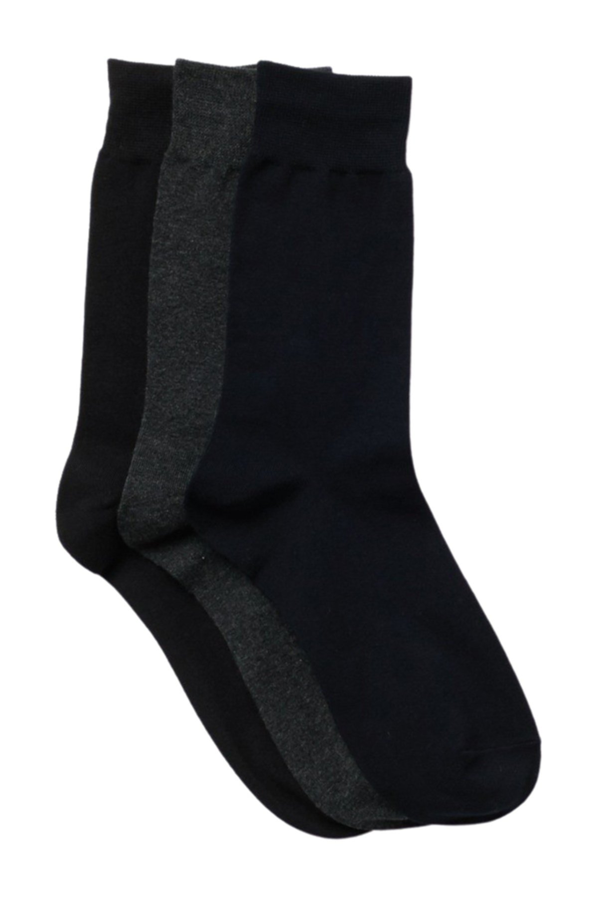 Однотонные носки для экипажа - 3 шт. В упаковке Slate & Stone