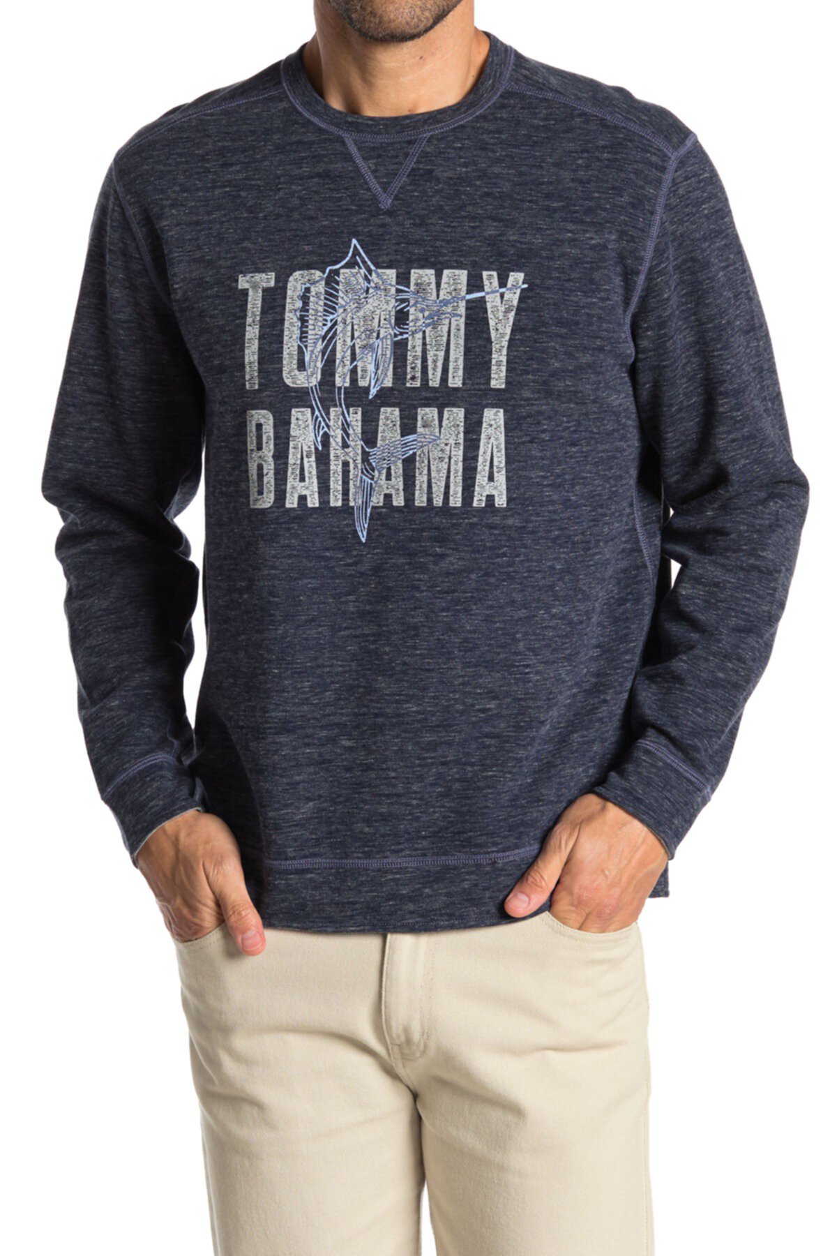 Пуловер с круглым вырезом Maritime Marlin Flip Tommy Bahama