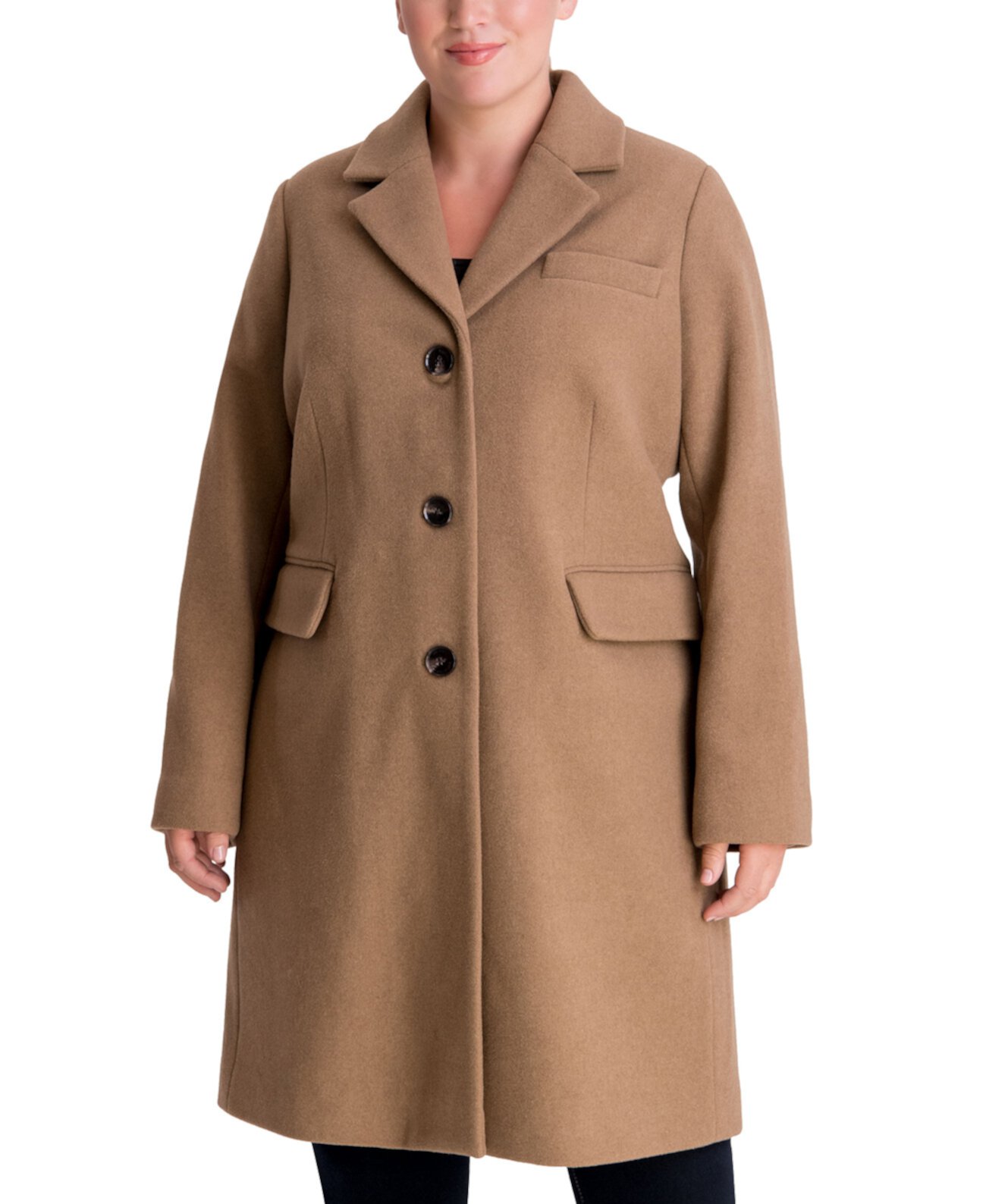 Однобортное пальто Walker больших размеров, созданное для Macy's Michael Kors