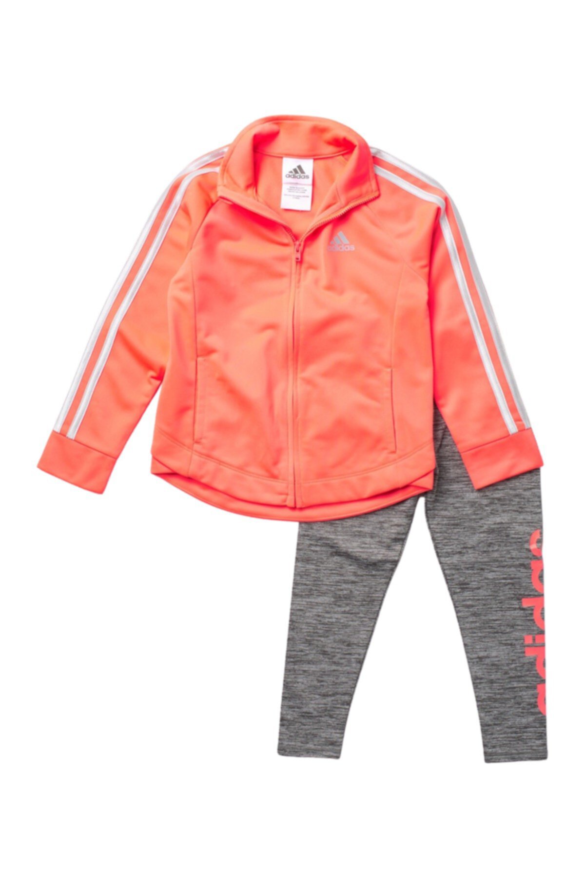 Комплект беговой куртки и колготок (для малышей и маленьких девочек) Adidas