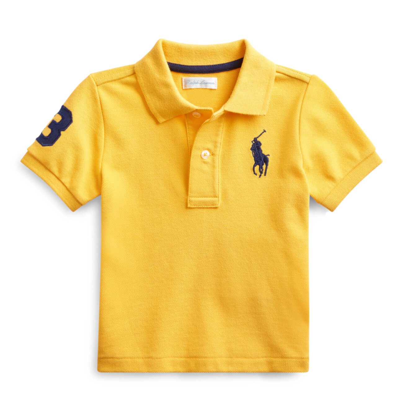 Рубашка-поло из хлопковой сетки Big Pony Ralph Lauren
