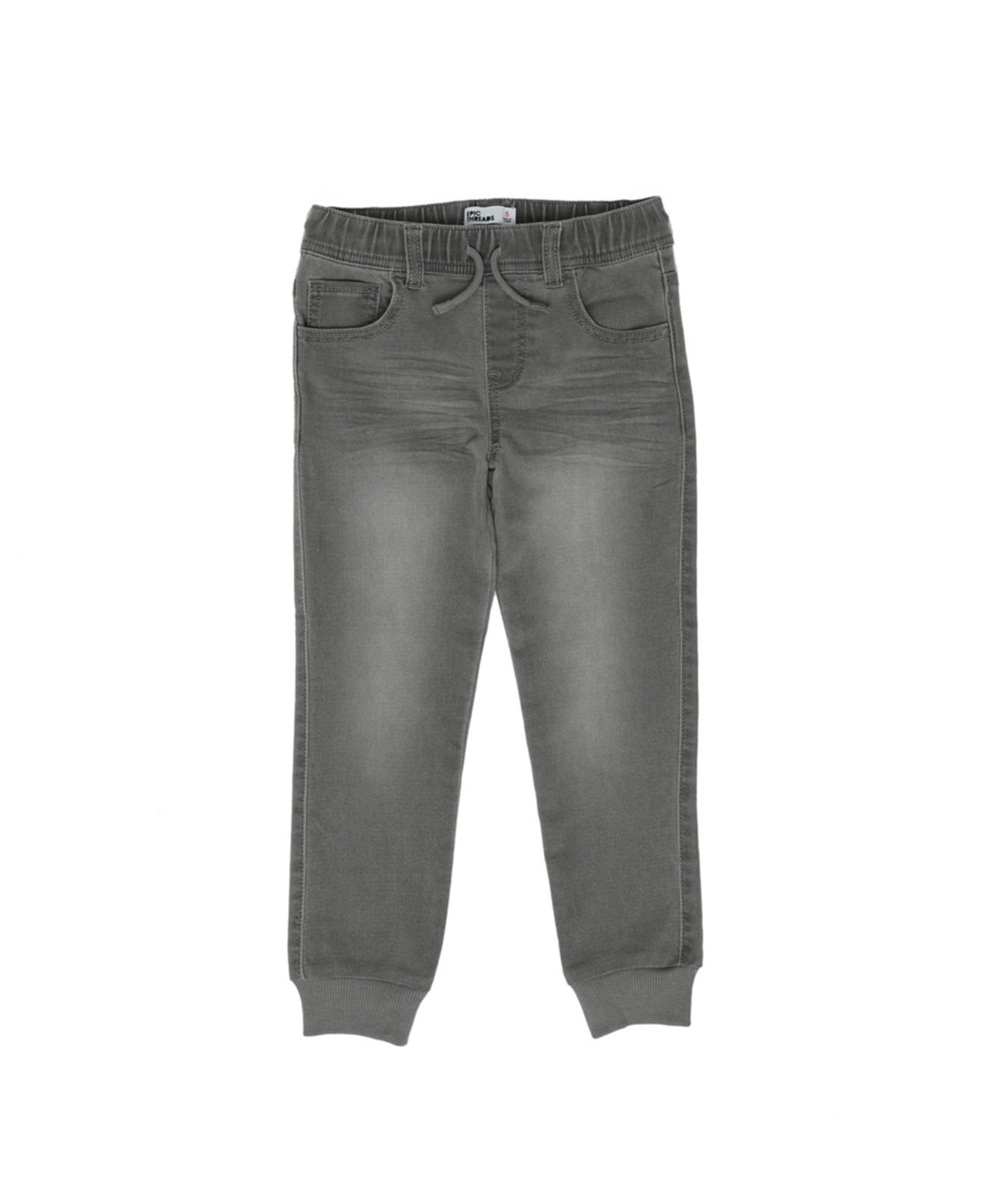 Джинсовые брюки-джоггеры с завязками на талии для маленьких мальчиков Epic Threads
