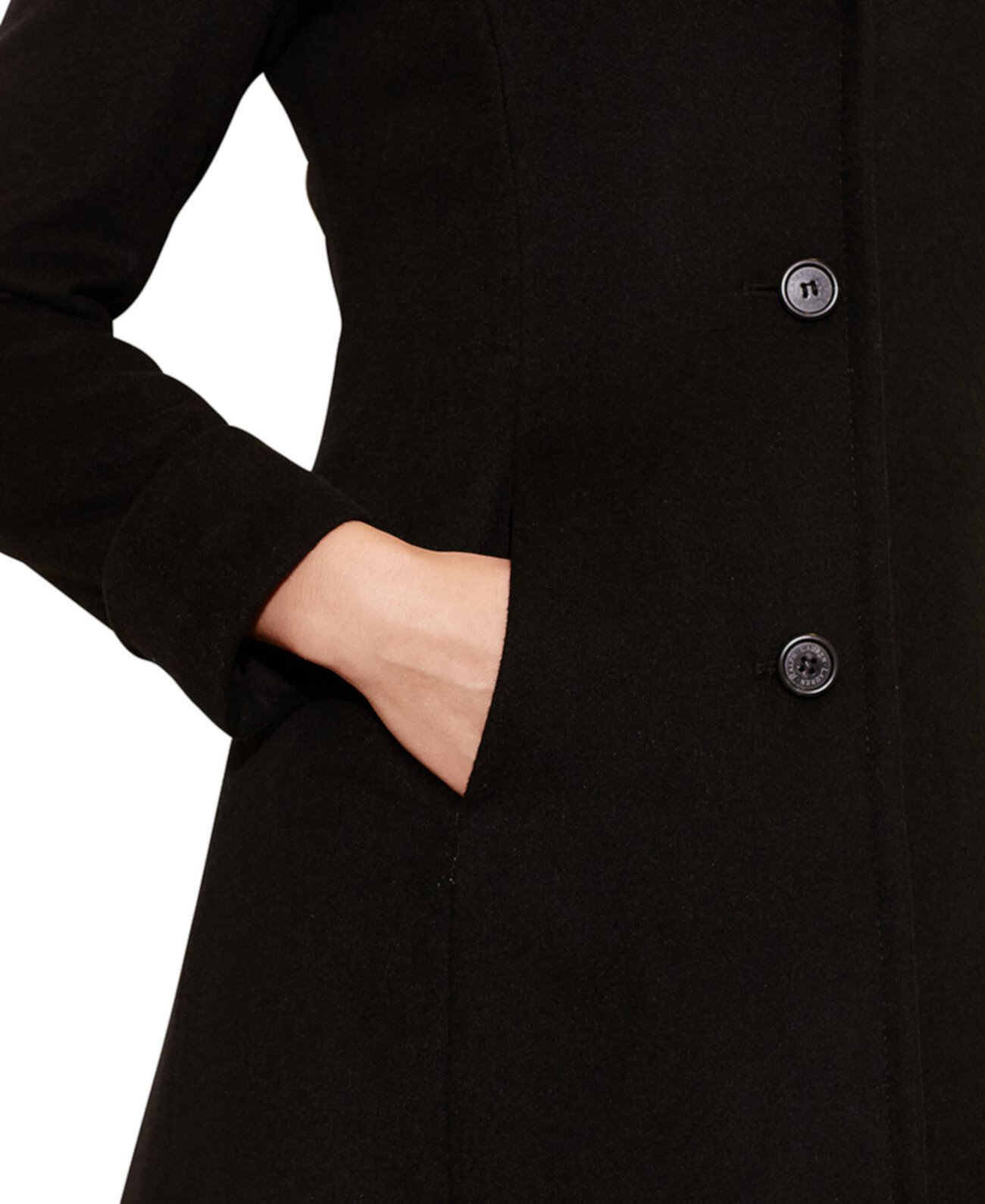 Пальто большого размера с воротником из искусственного меха, созданное для Macy's Ralph Lauren