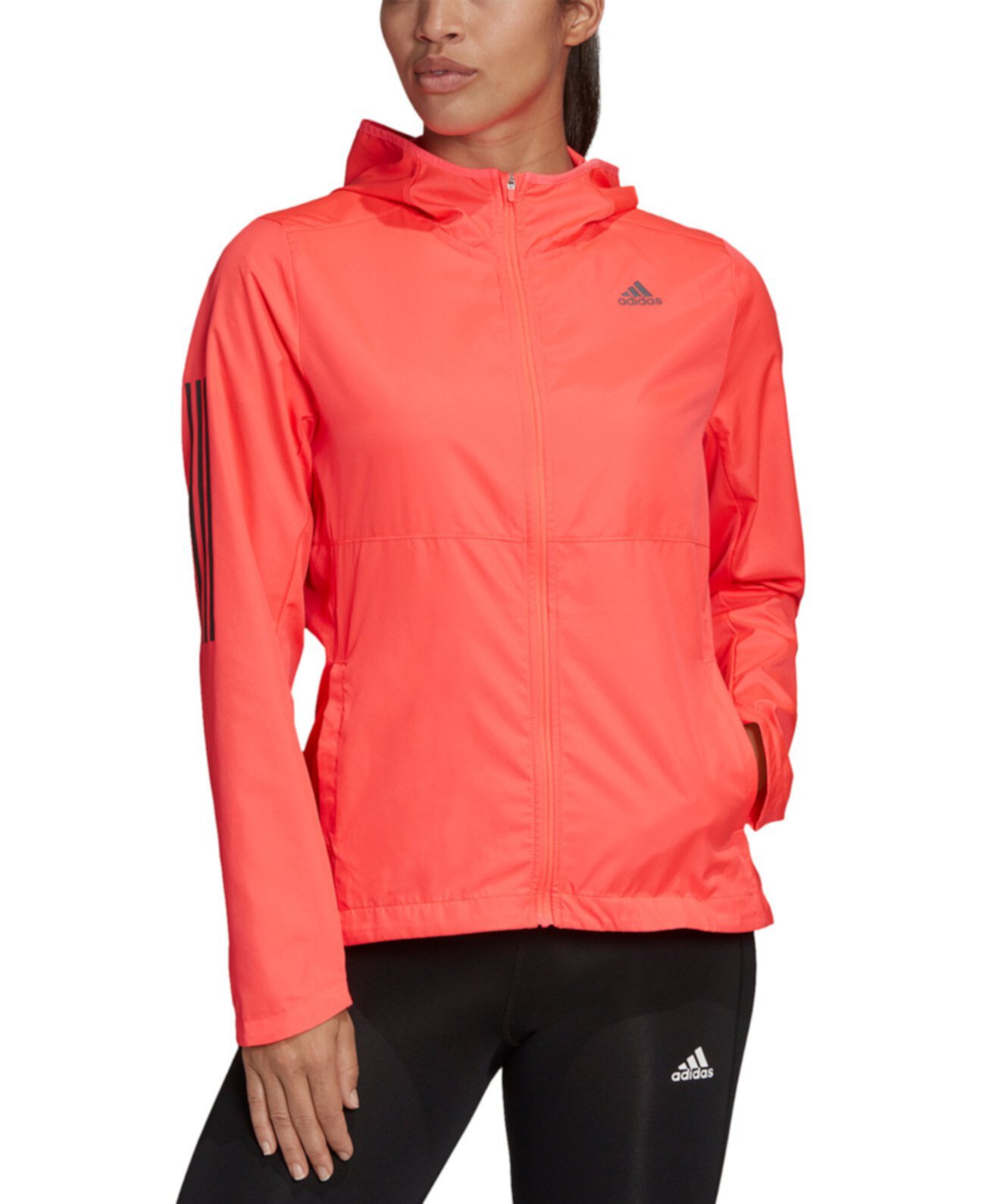 Женская ветровая куртка с молнией спереди Own the Run Adidas