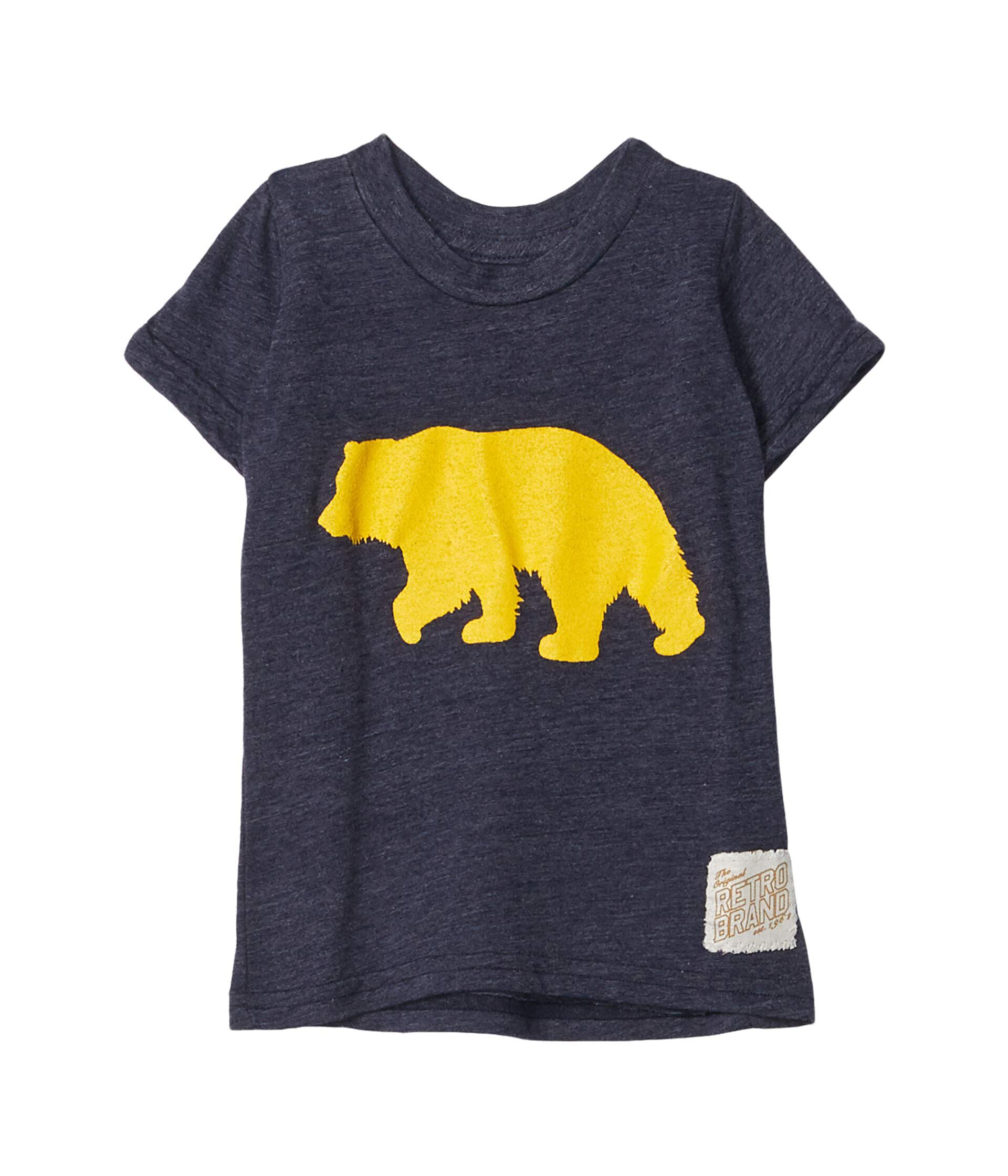 Винтажная футболка из трех смесей California Bear (для малышей) The Original Retro Brand Kids