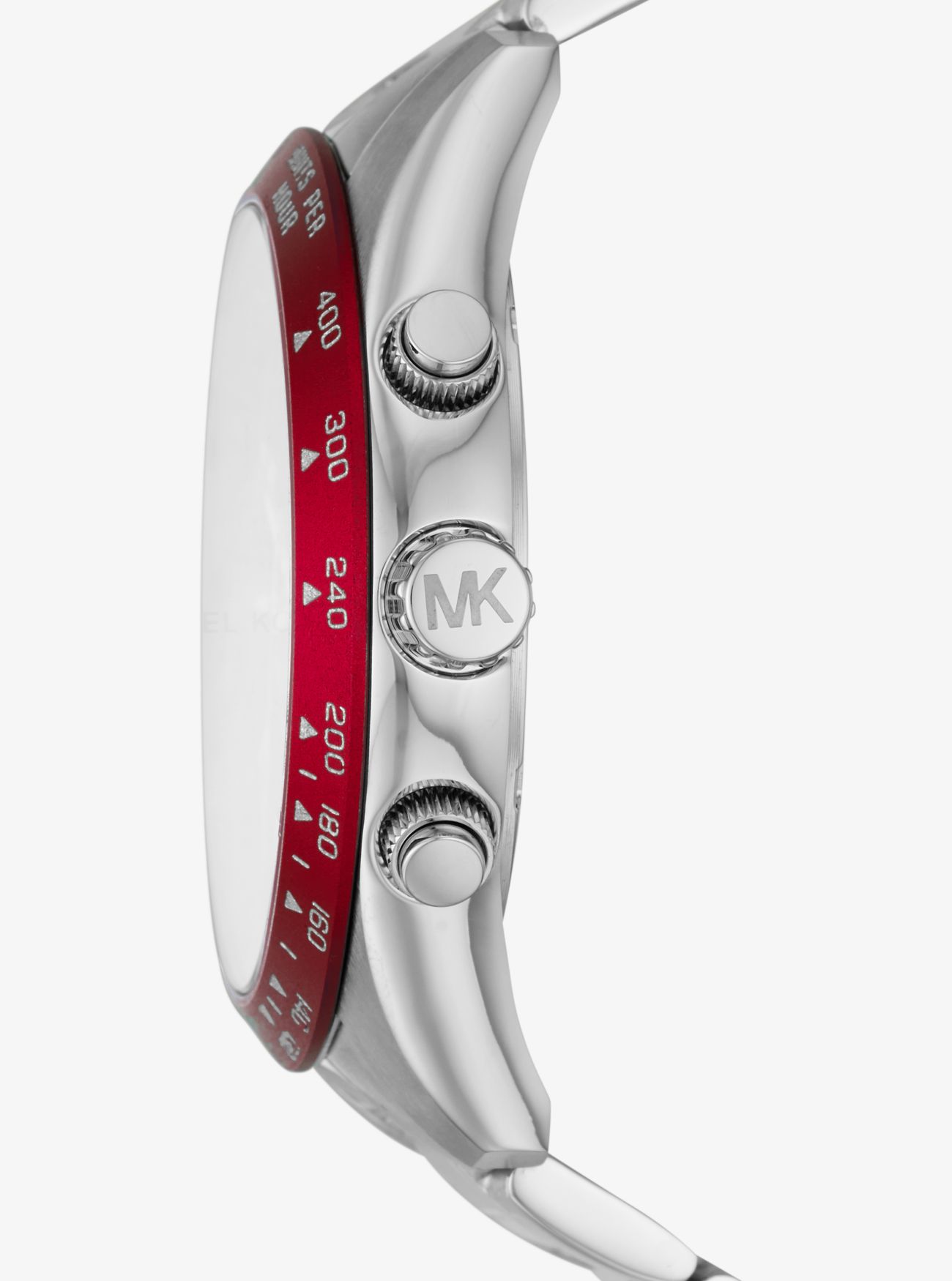 Крупногабаритные часы Layton в серебристом цвете Michael Kors