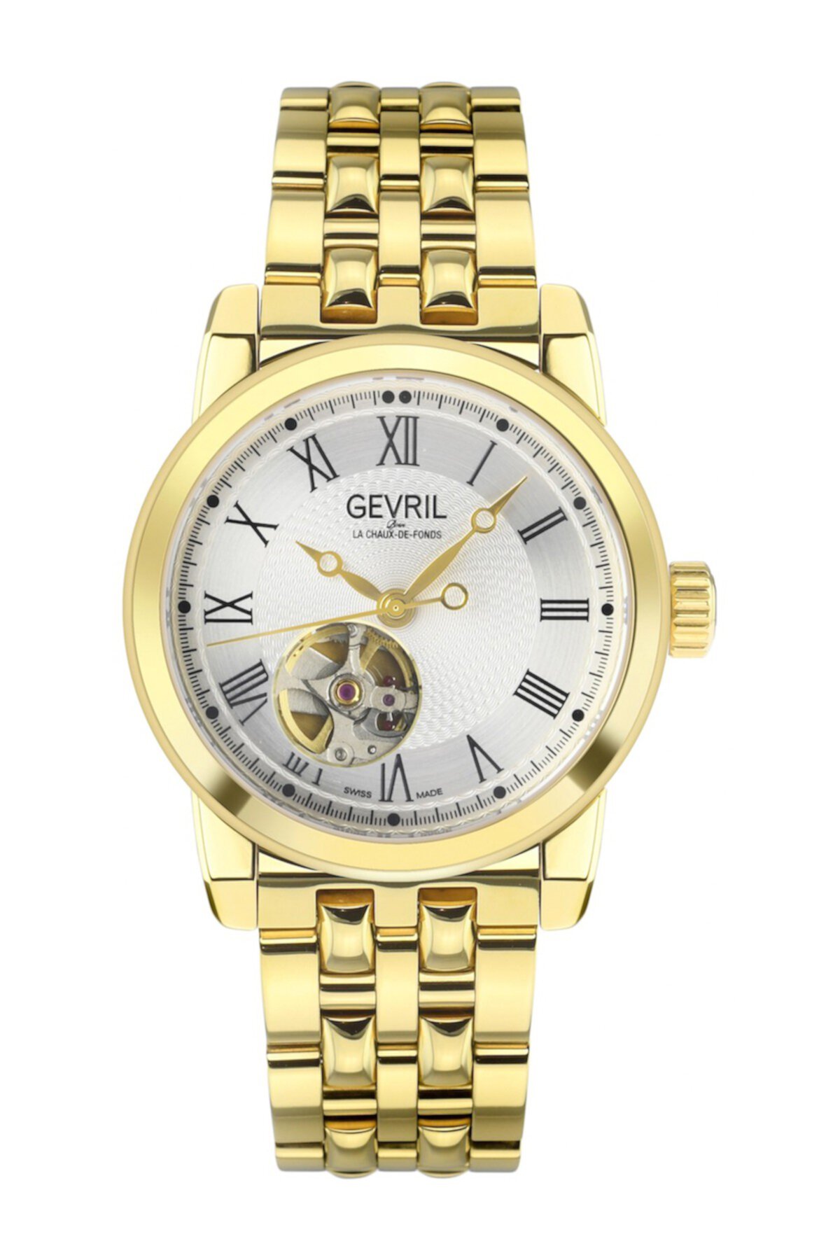 Мужские наручные часы Madison из нержавеющей стали с браслетом, 39 мм Gevril
