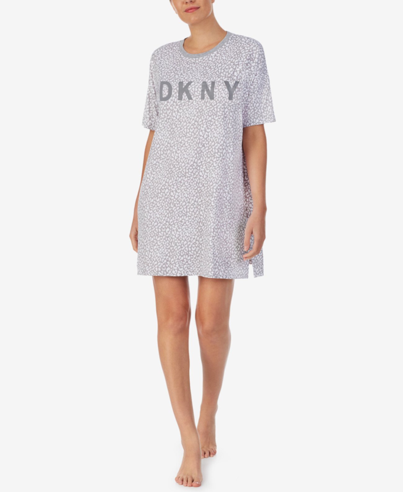 Ночная рубашка с принтом для сна DKNY