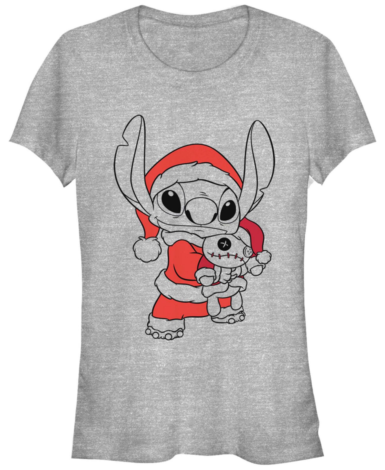 Женская футболка с короткими рукавами и принтом Disney Stitch Holiday Fill FIFTH SUN