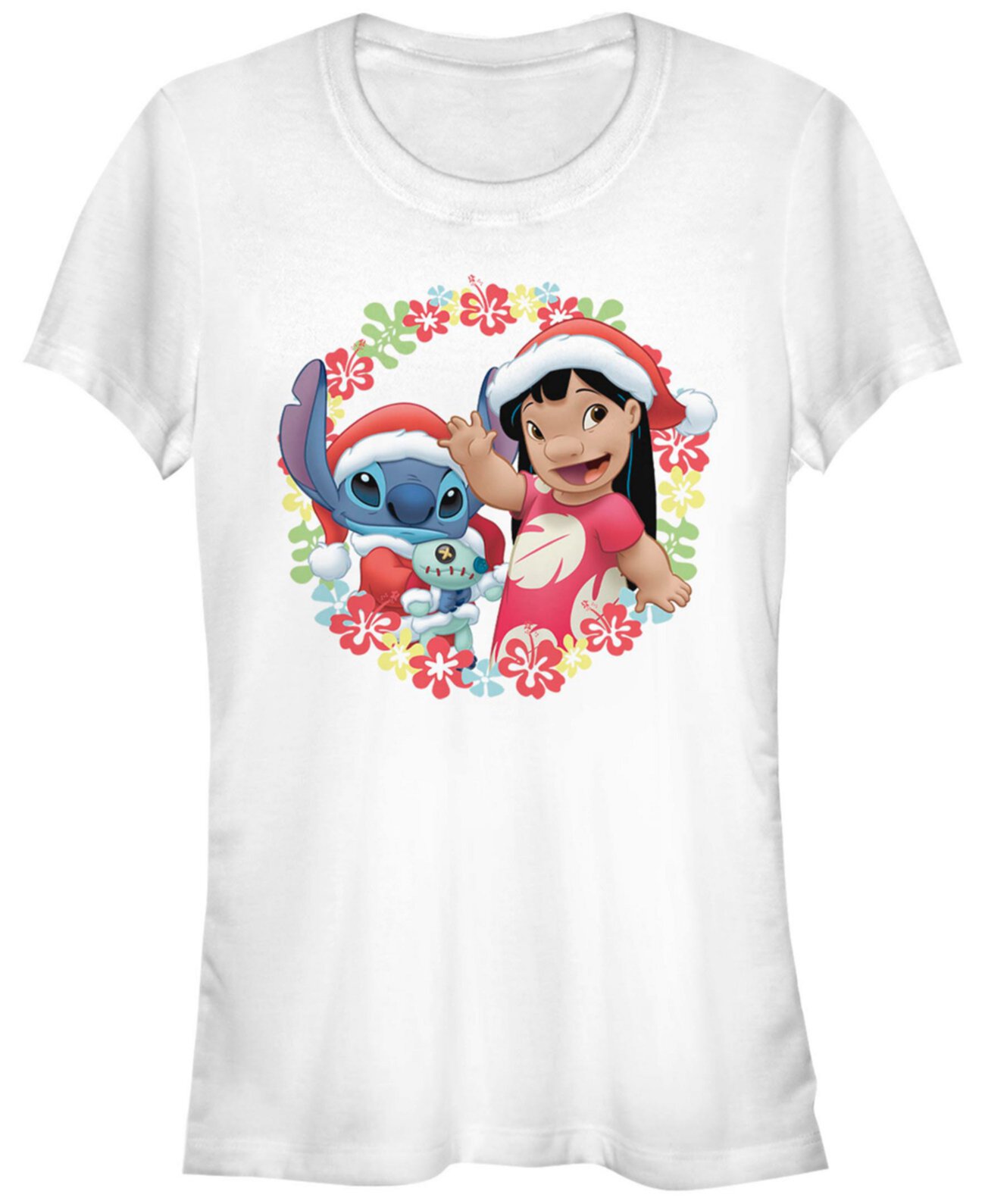 Женская футболка с короткими рукавами Disney Lilo Stitch Holiday FIFTH SUN