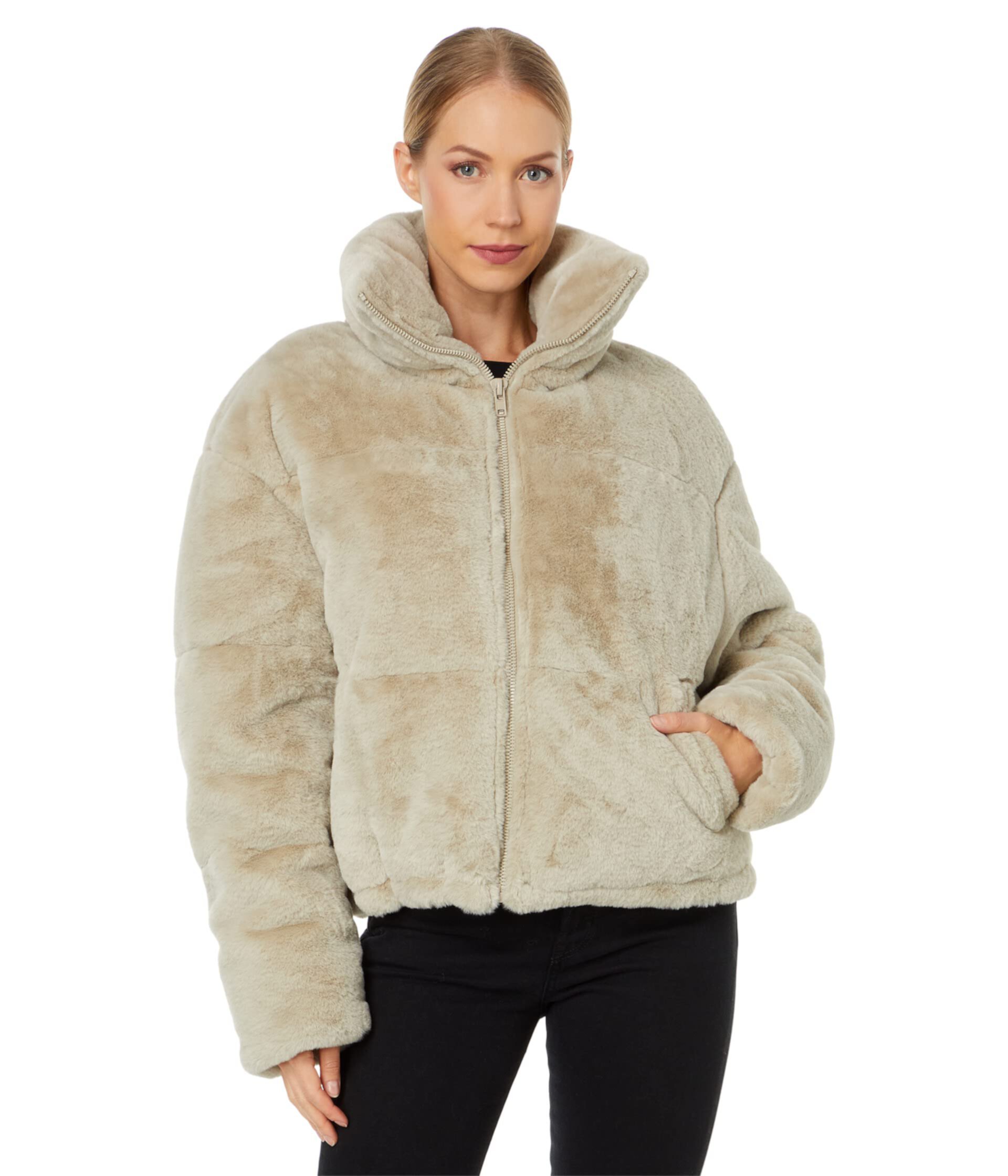 Женская Куртка APPARIS Billie Zip Front Short Faux Fur APPARIS