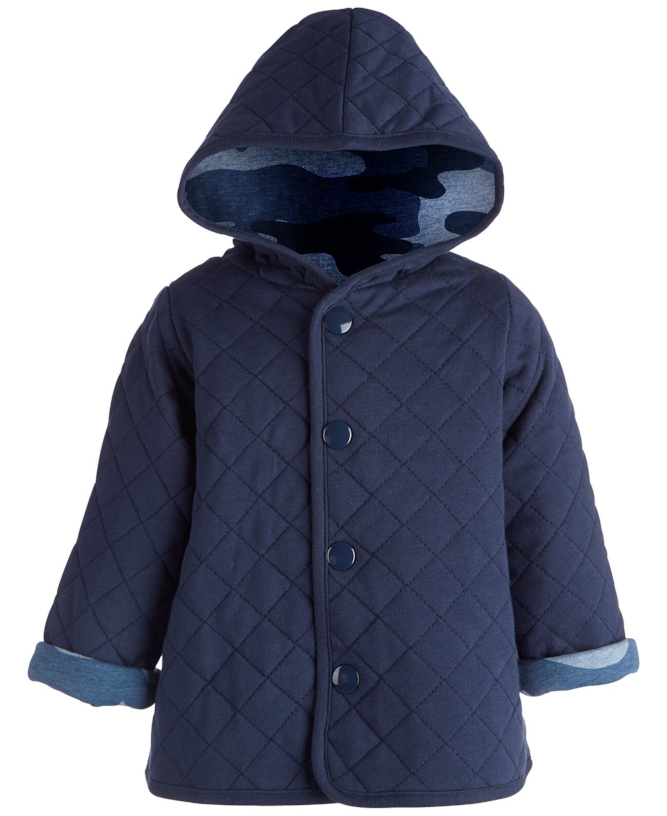 Стеганая куртка для мальчиков с камуфляжным принтом, созданная для Macy's First Impressions