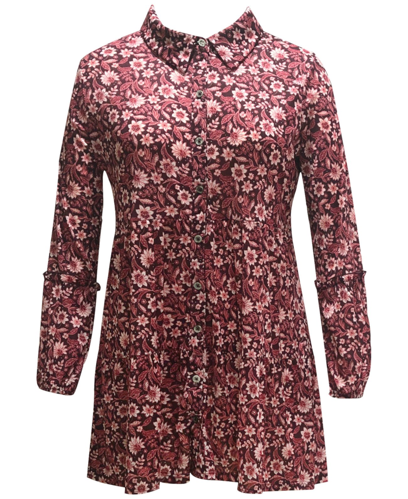 Купить Блузки Туника с цветочным принтом, созданная для Macy's Style ...