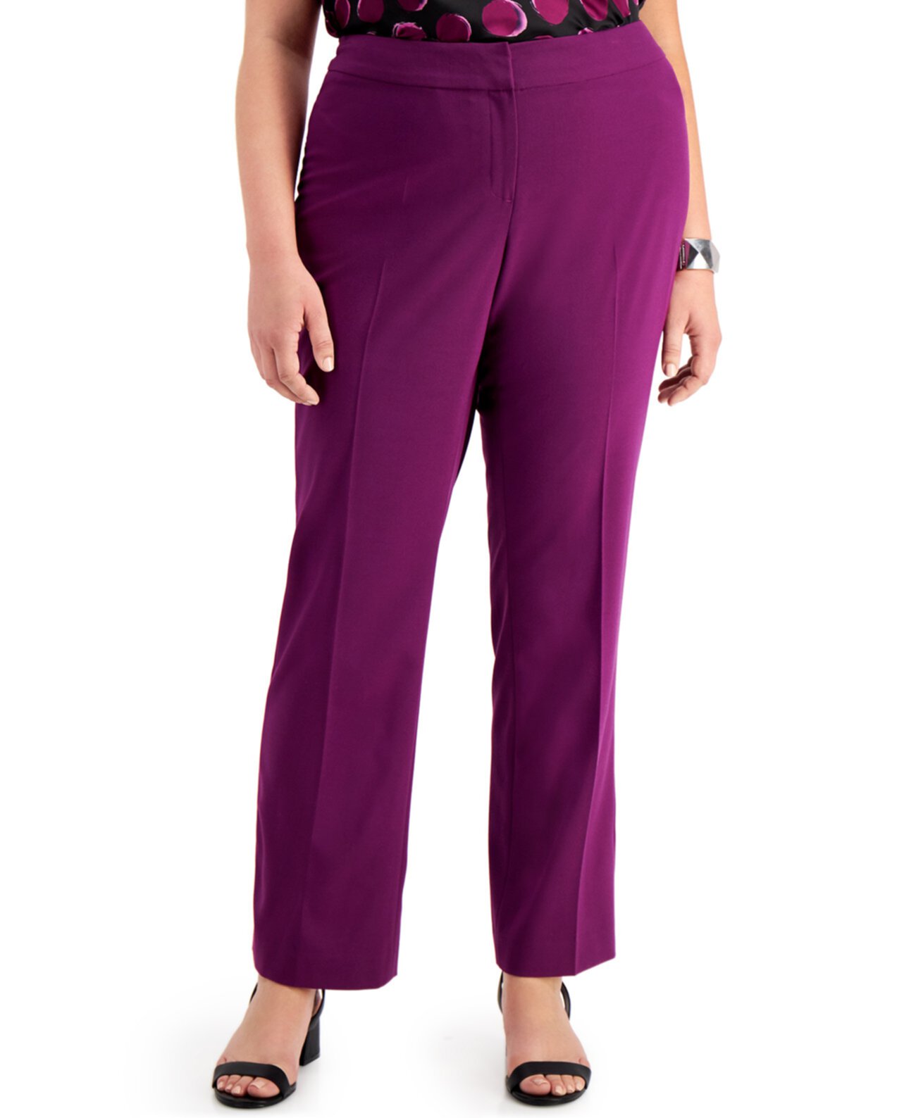 Модные брюки-клеш большого размера, созданные для Macy's Bar III