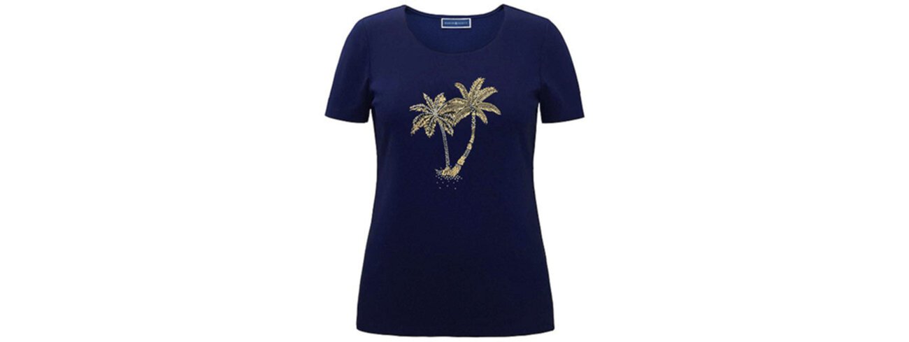 Petite Cotton Embroidered T-Shirt, Created for Macy's Karen Scott