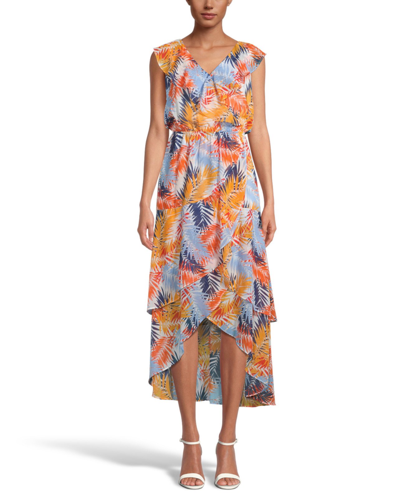 Многоуровневое миди-платье с принтом INC, создано для Macy's INC International Concepts