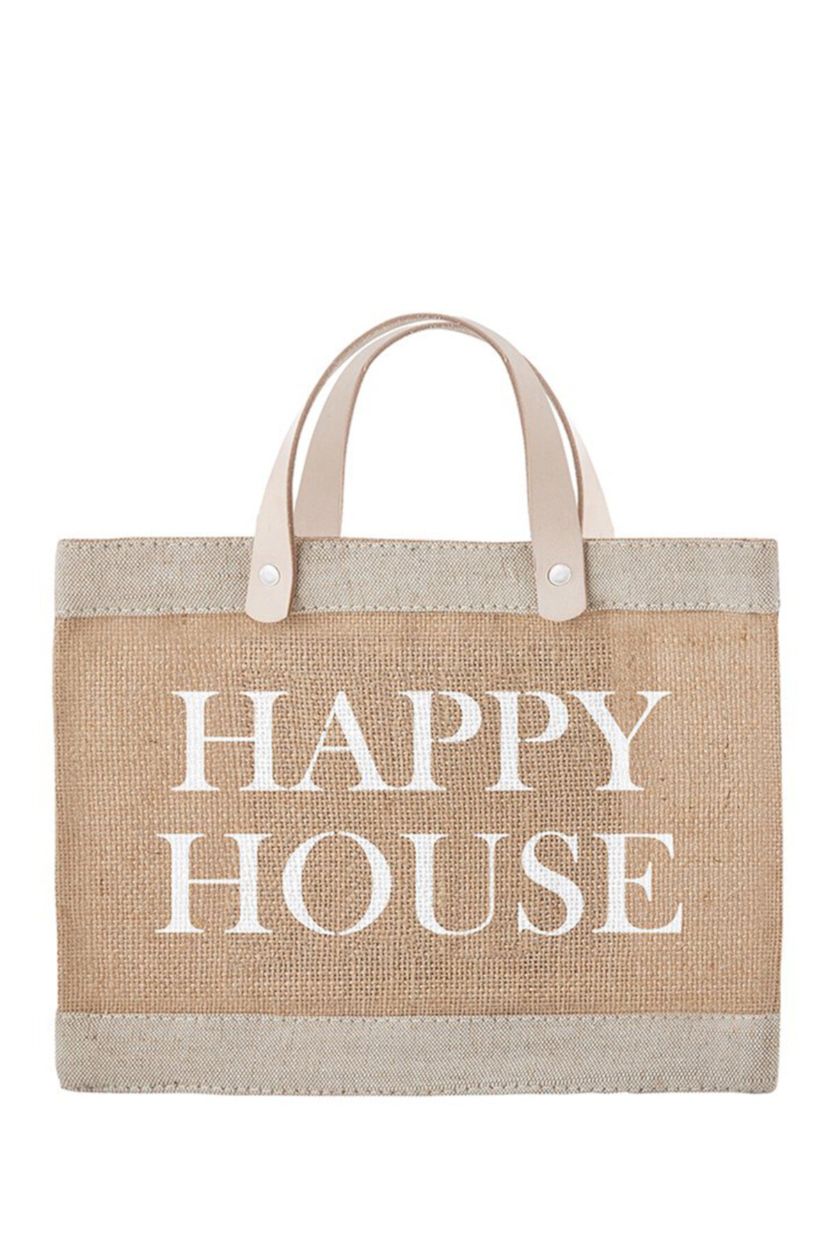 Джутовая сумка с короткими ручками F2F Happy House CREATIVE BRANDS