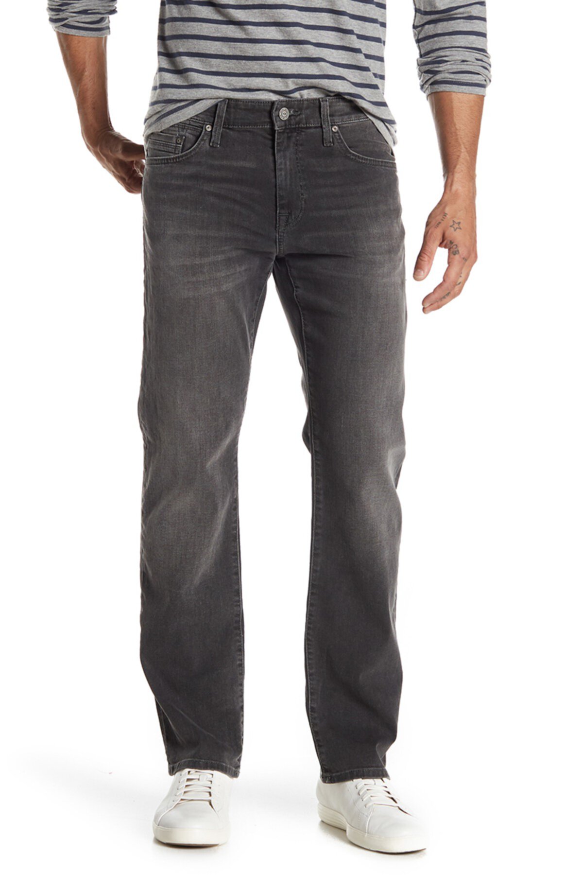 Прямые джинсы Zach Faded с внутренним швом 30–34 дюйма Mavi