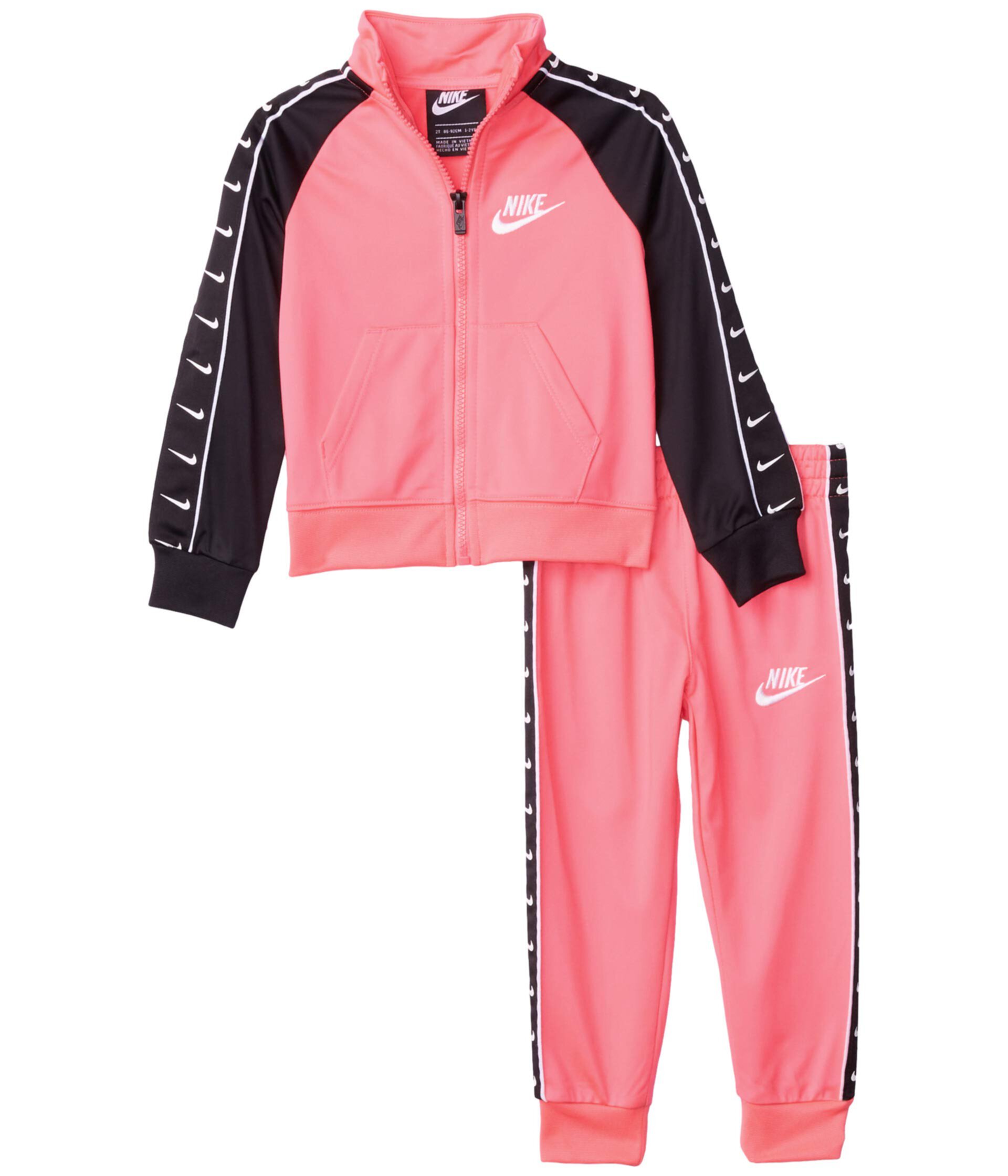 Комплект из двух частей: куртка и брюки с тесьмой с логотипом (для малышей) Nike Kids