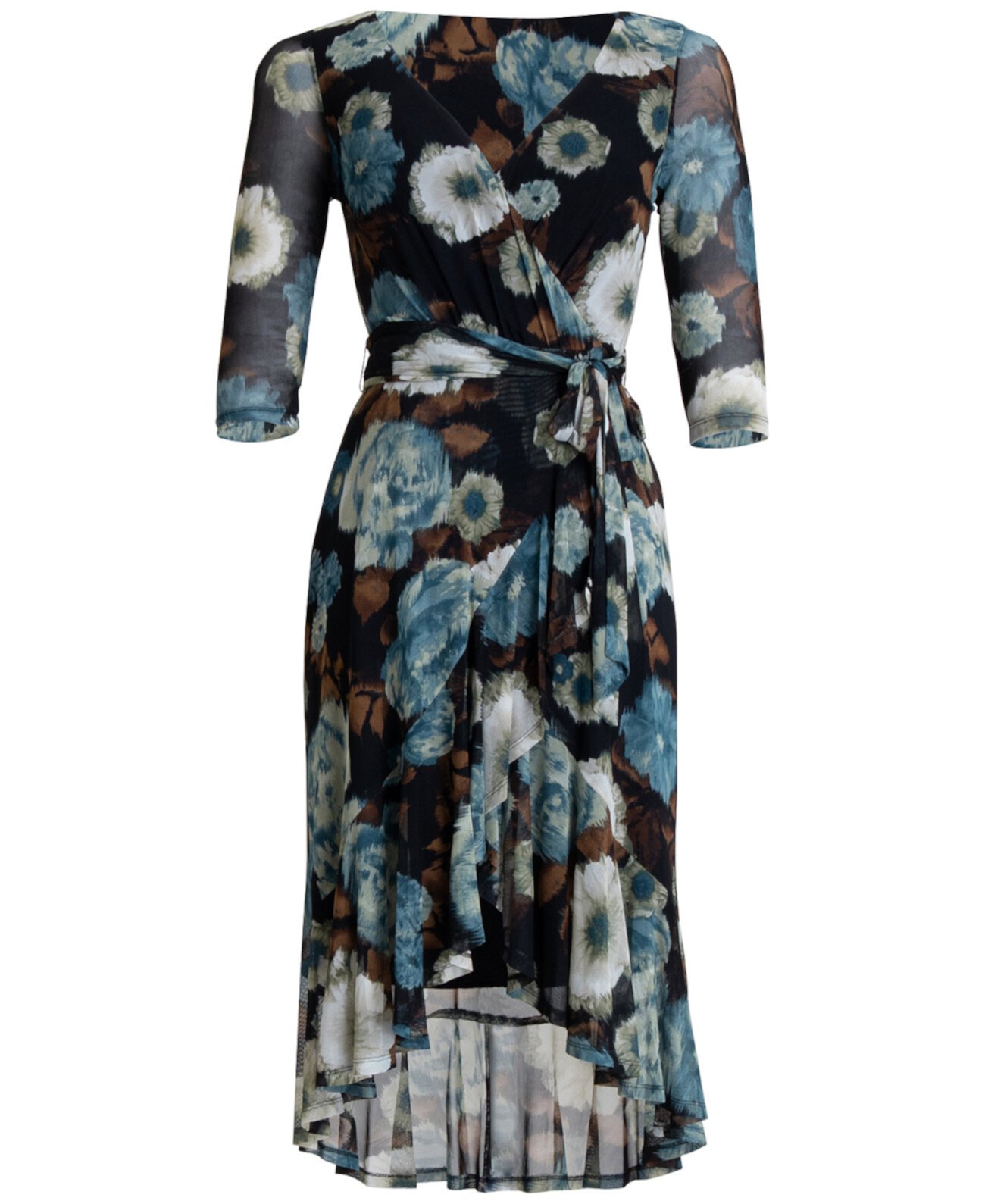 Макси-платье High-Low с цветочным принтом Connected