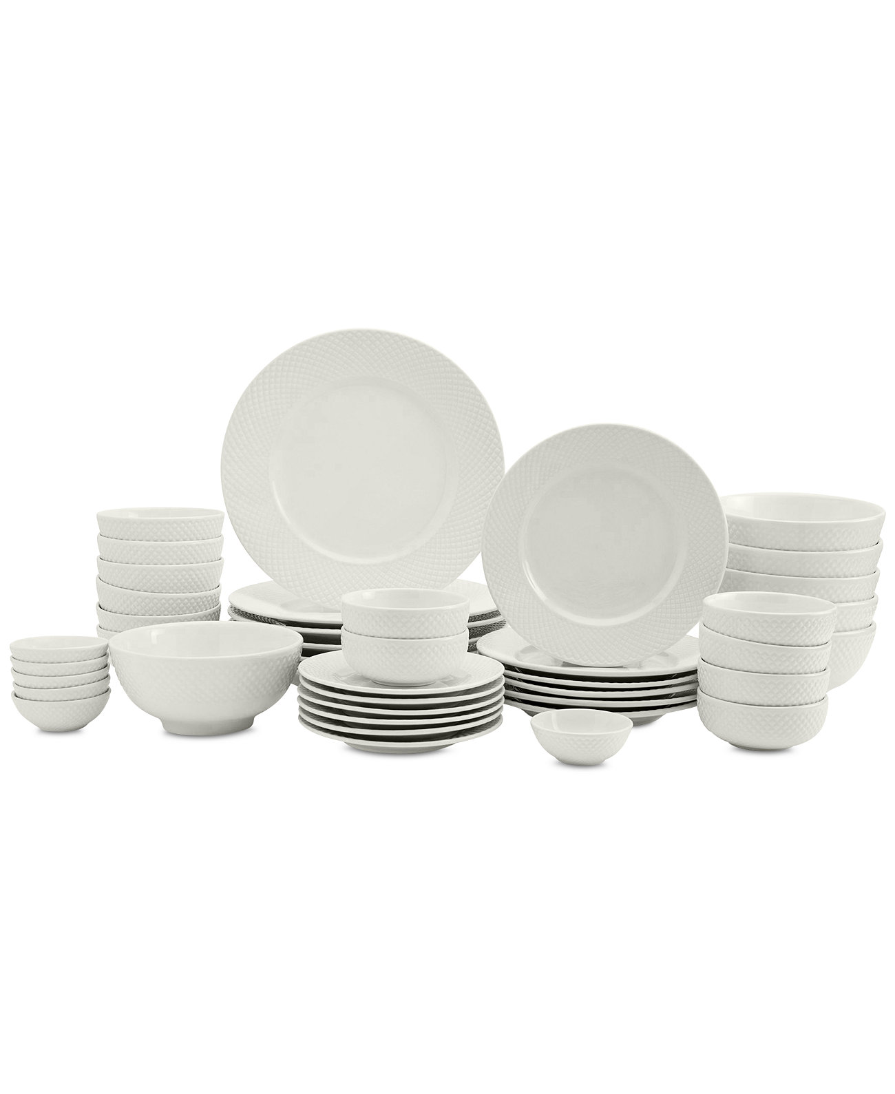 Вдохновение от Дании Амелия 42-ПК. Набор столовой посуды, сервиз на 6 человек, создан для Macy's Tabletops Unlimited