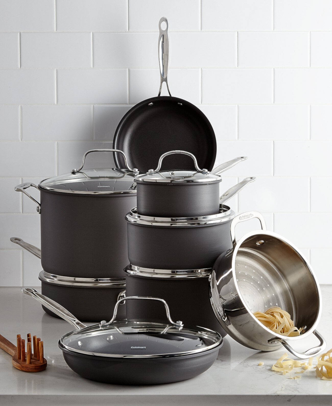 Шеф-повар Classic Hard-Anodized 14-Pc. Набор посуды Cuisinart